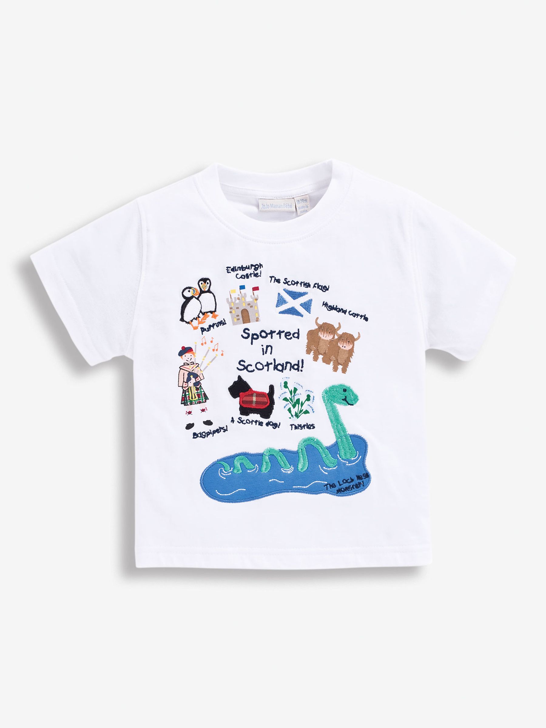 White Kids' Spotted In Scotland T-Shirt - Image 1 of 1