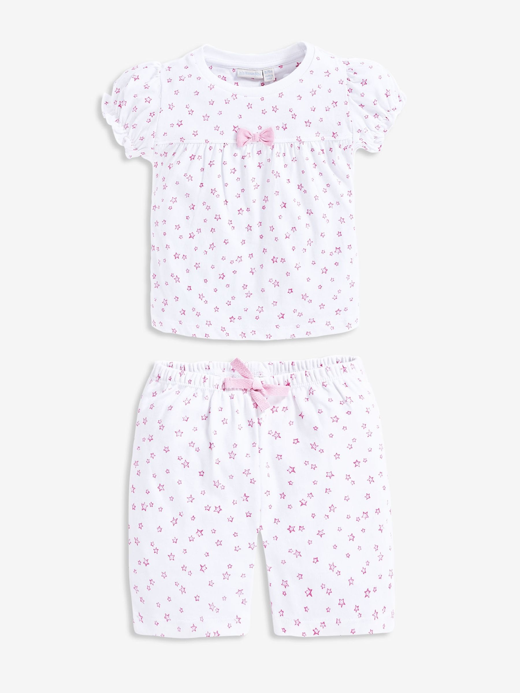 Star Girls' Print Short Jersey Pyjamas - Image 1 of 4