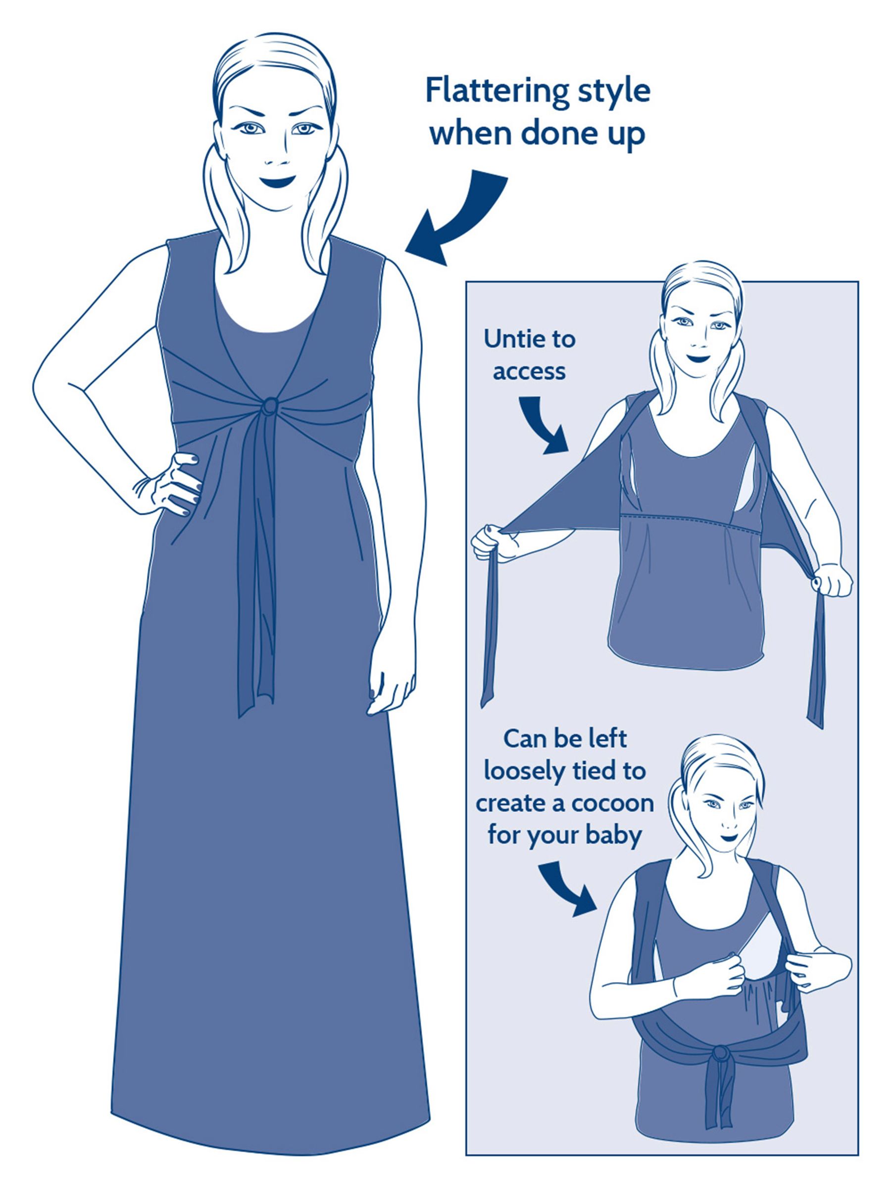 Navy Dress - Image 4 of 4