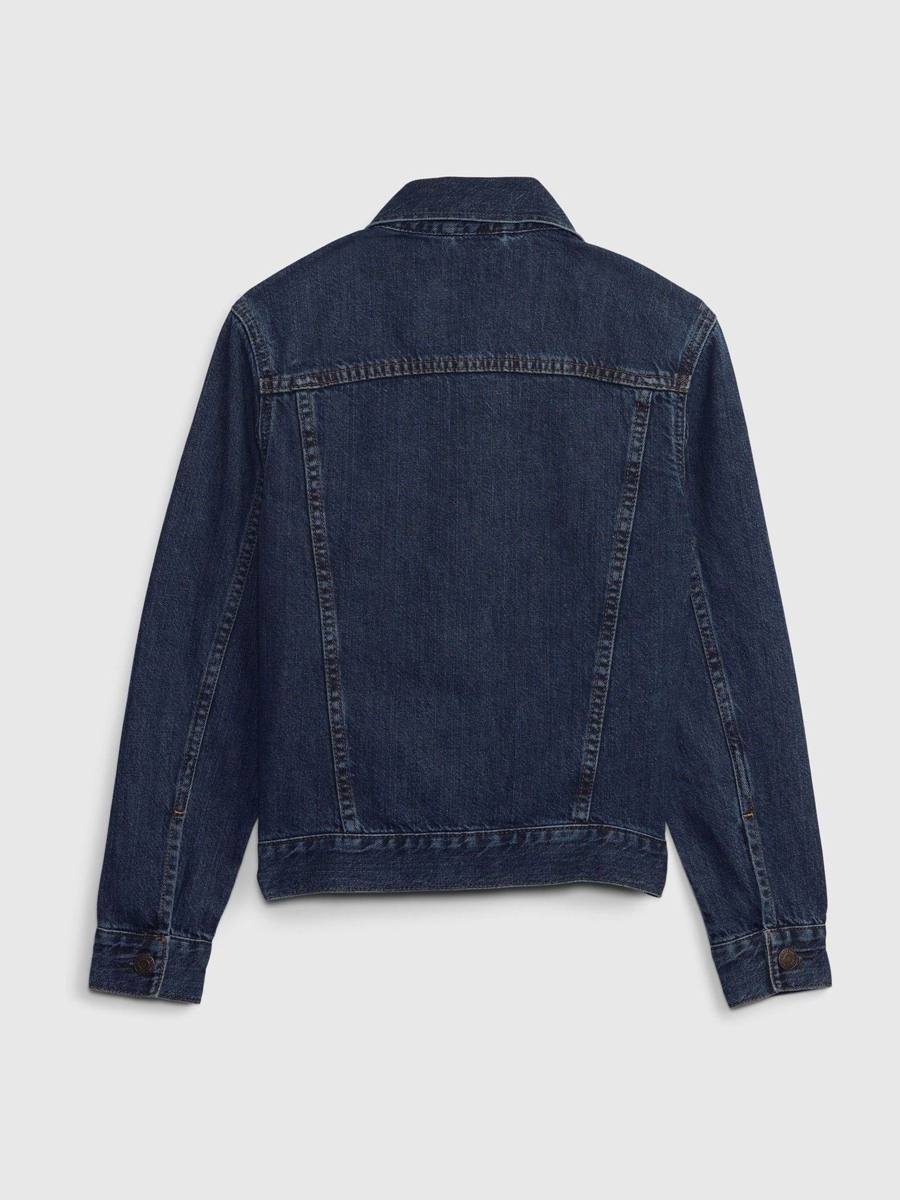 Dark Wash Blue Icon Denim Jacket (4-12yrs) - Image 2 of 3