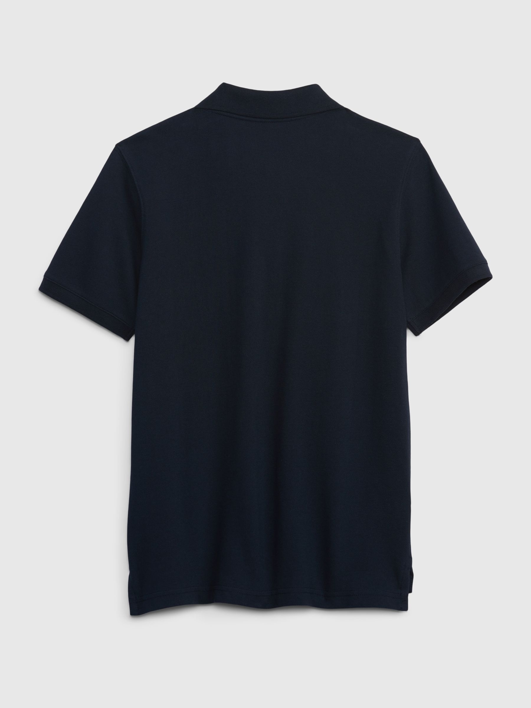 Navy Blue Logo Short Sleeve Polo Shirt (4-13yrs) - Image 2 of 2