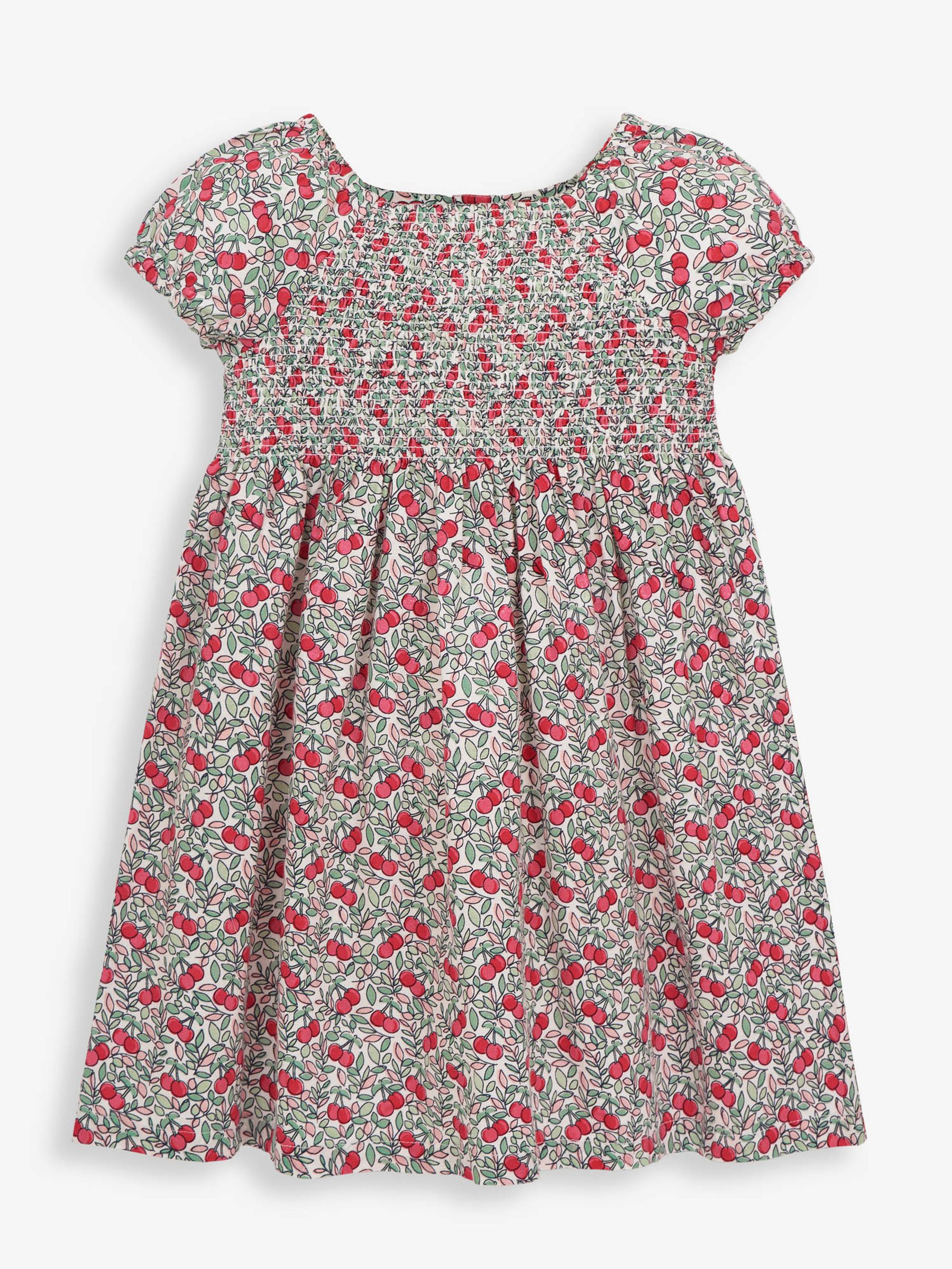 White Bloom Smocked Dress - Image 1 of 2