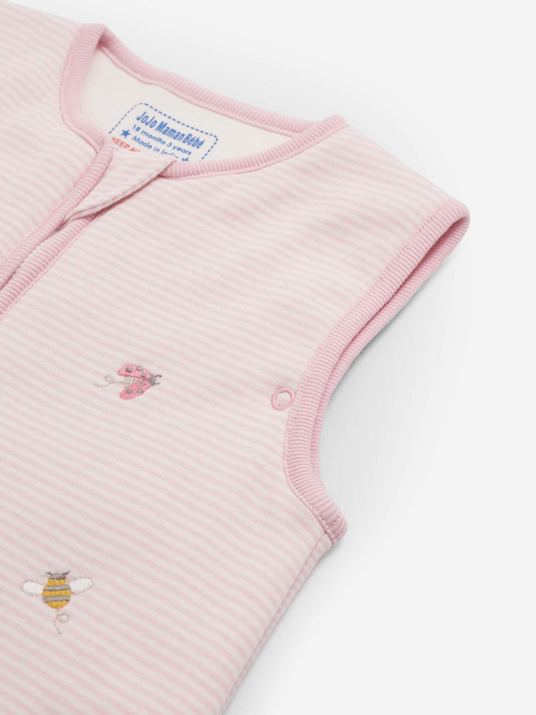 Pink Mouse Appliqué 1.5 Tog Toddler Sleeping Bag - Image 3 of 3