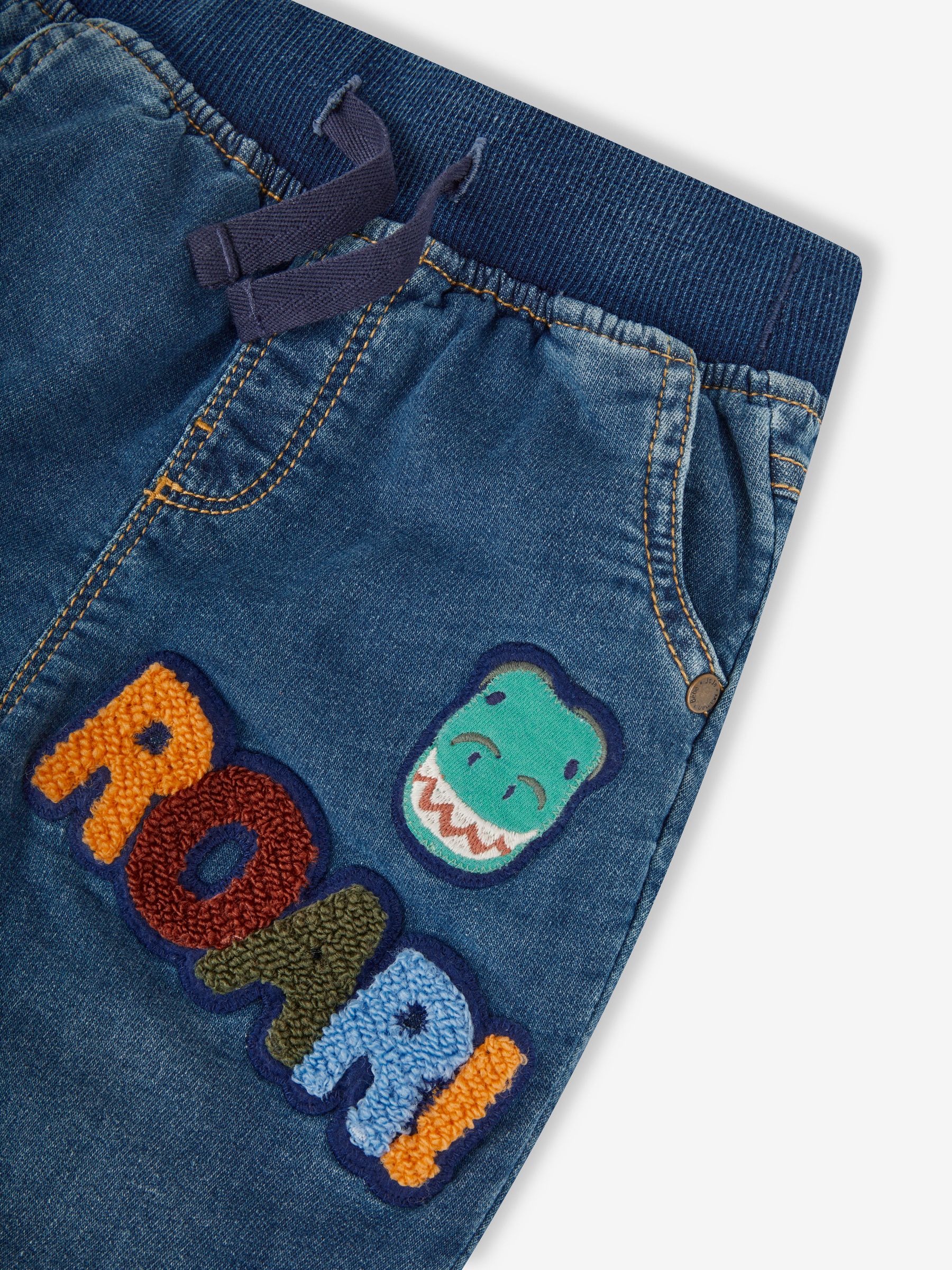 Denim Dino Pull-On Jeans - Image 3 of 5
