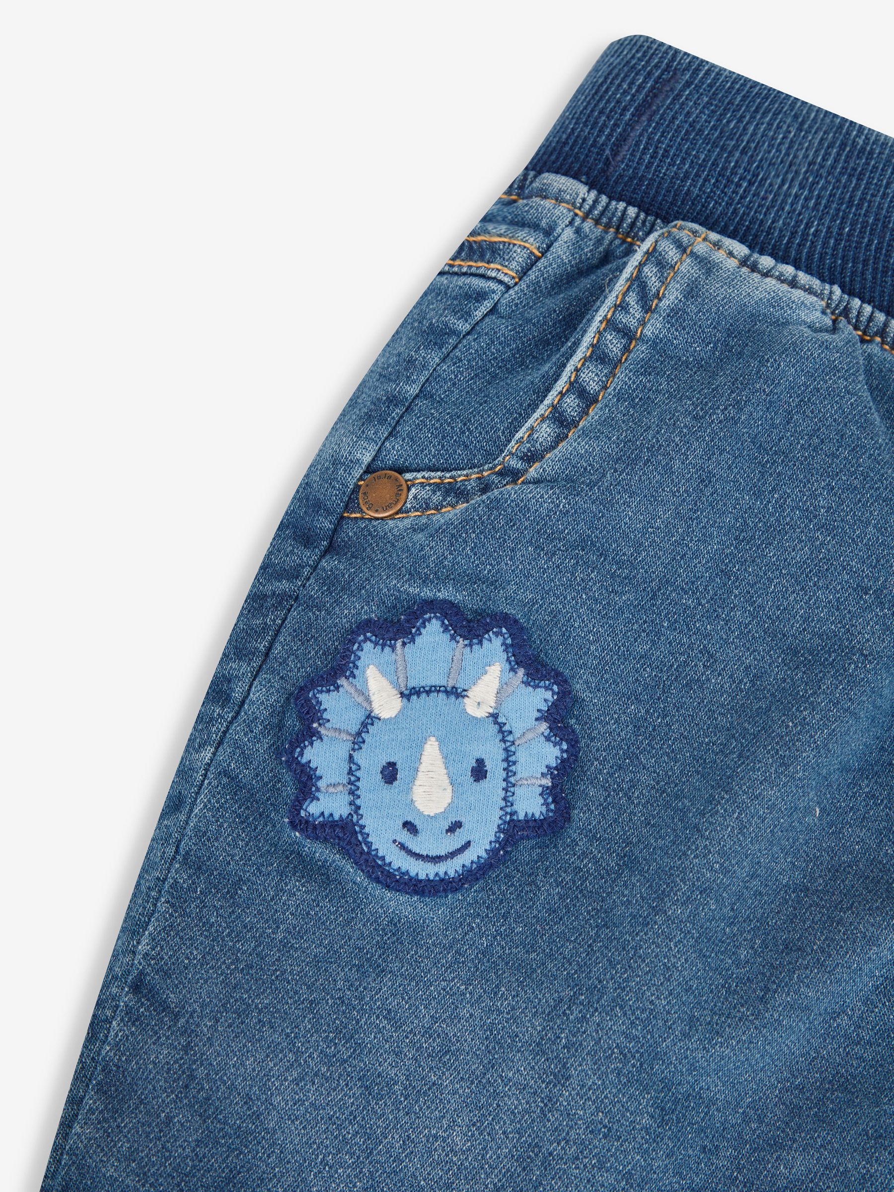 Denim Dino Pull-On Jeans - Image 4 of 5