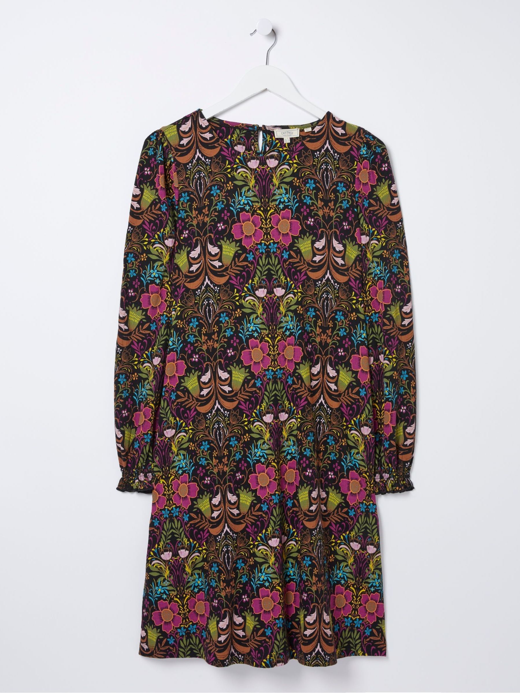 Black Kareen Art Floral Dress - Image 5 of 5