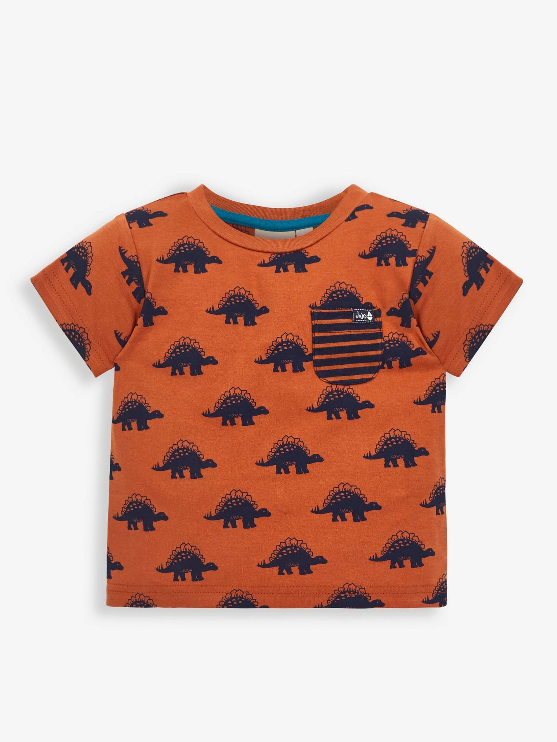 Rust Kids' Stegosaurs Print T-Shirt - Image 1 of 2