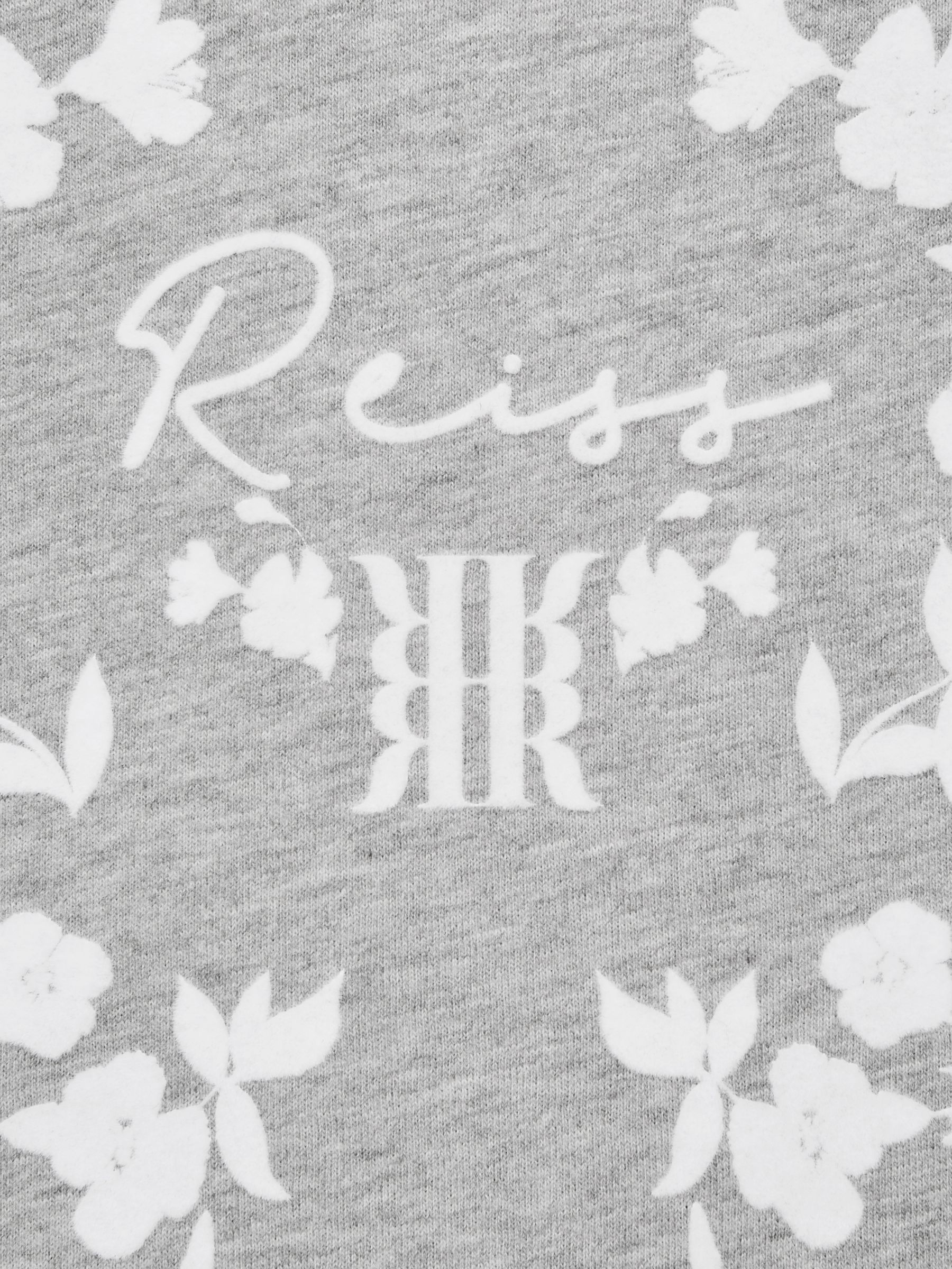 4-9 yrs Motif Crew Neck T-Shirt in Grey Marl - Image 6 of 6