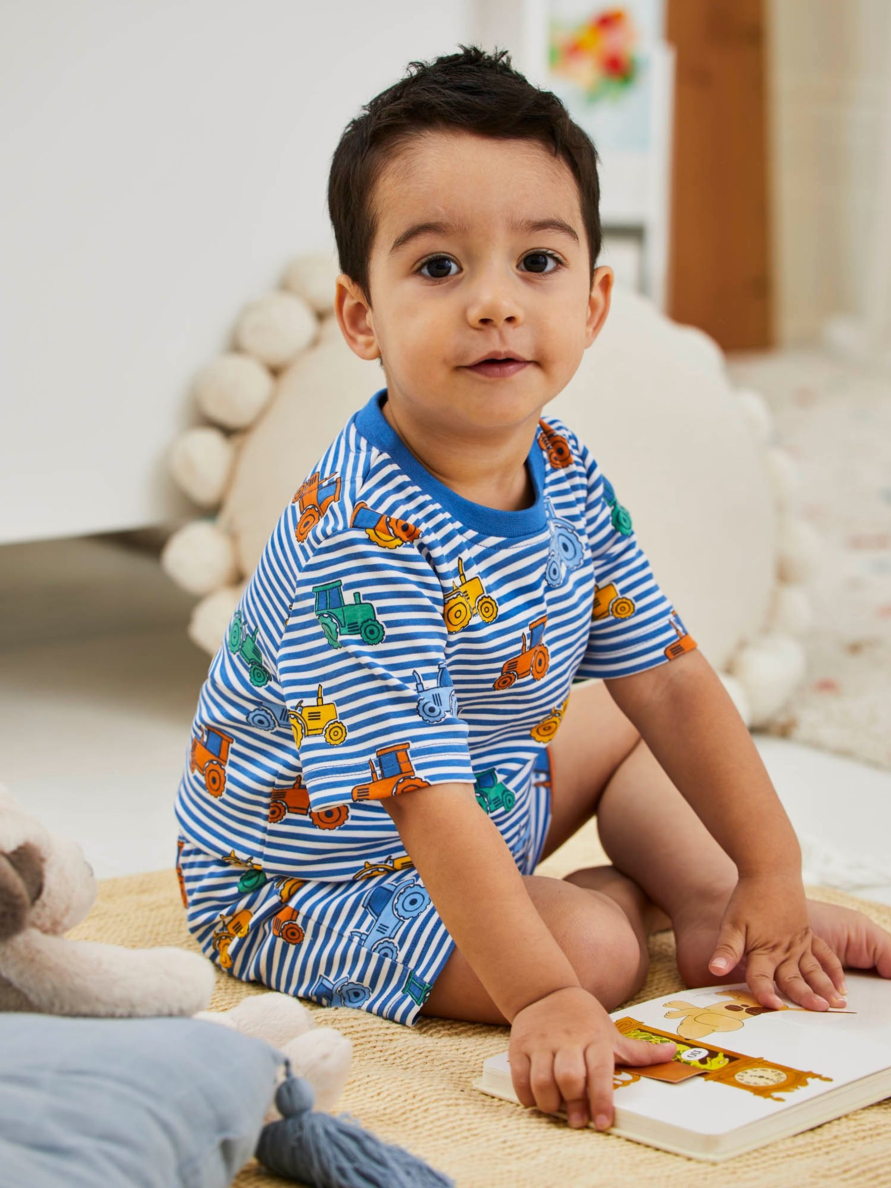 Cobalt 2-Pack Tractor Jersey Pyjamas - Image 11 of 11