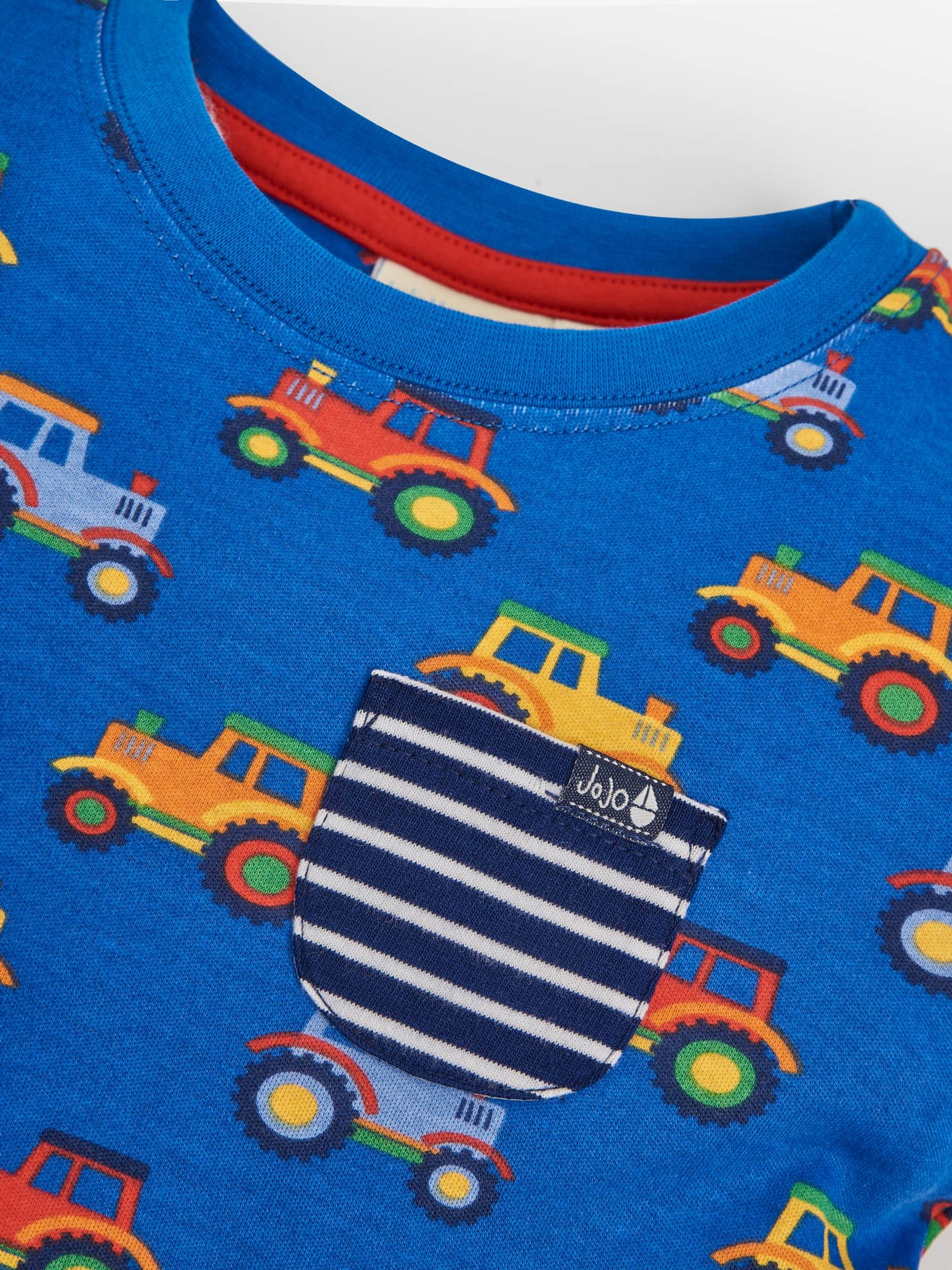 Cobalt Tractor Print T-Shirt - Image 6 of 6