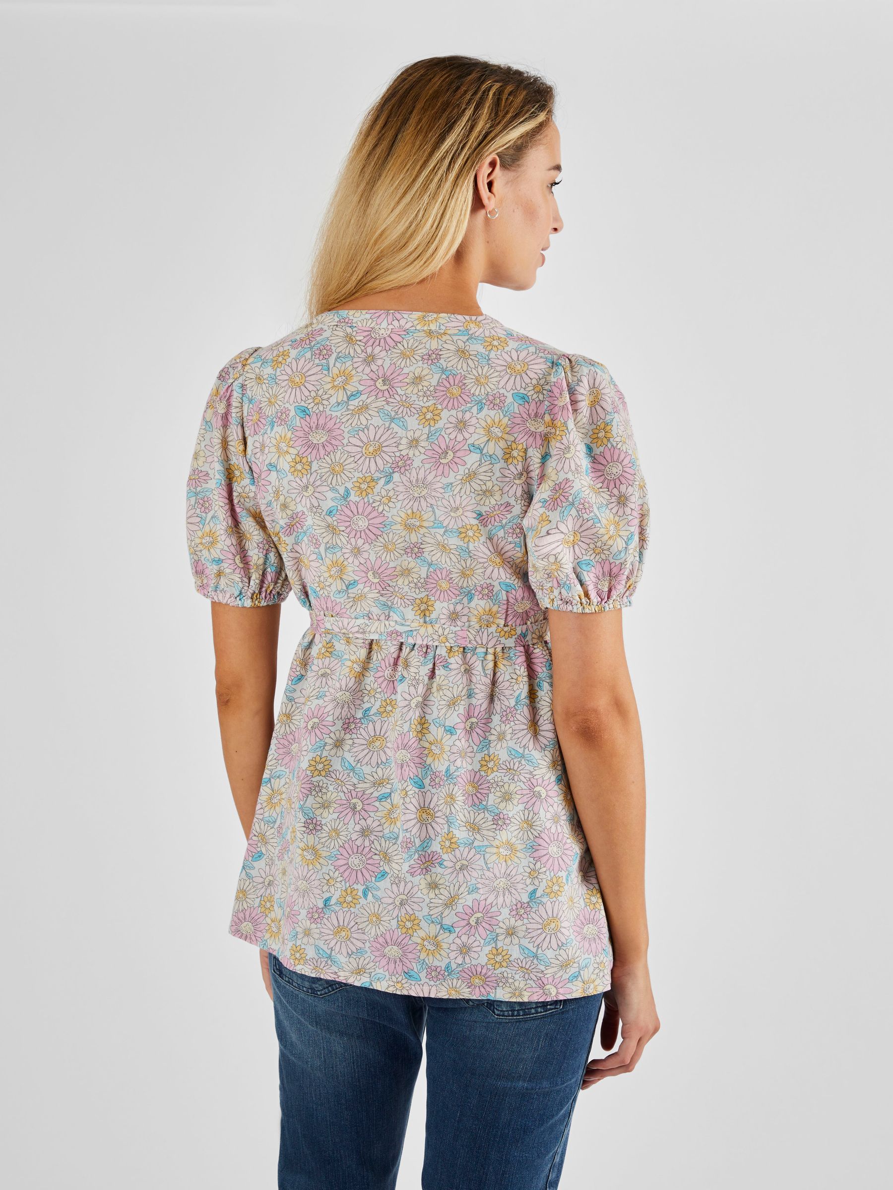 Maternity Blouse in Multi - Image 3 of 4
