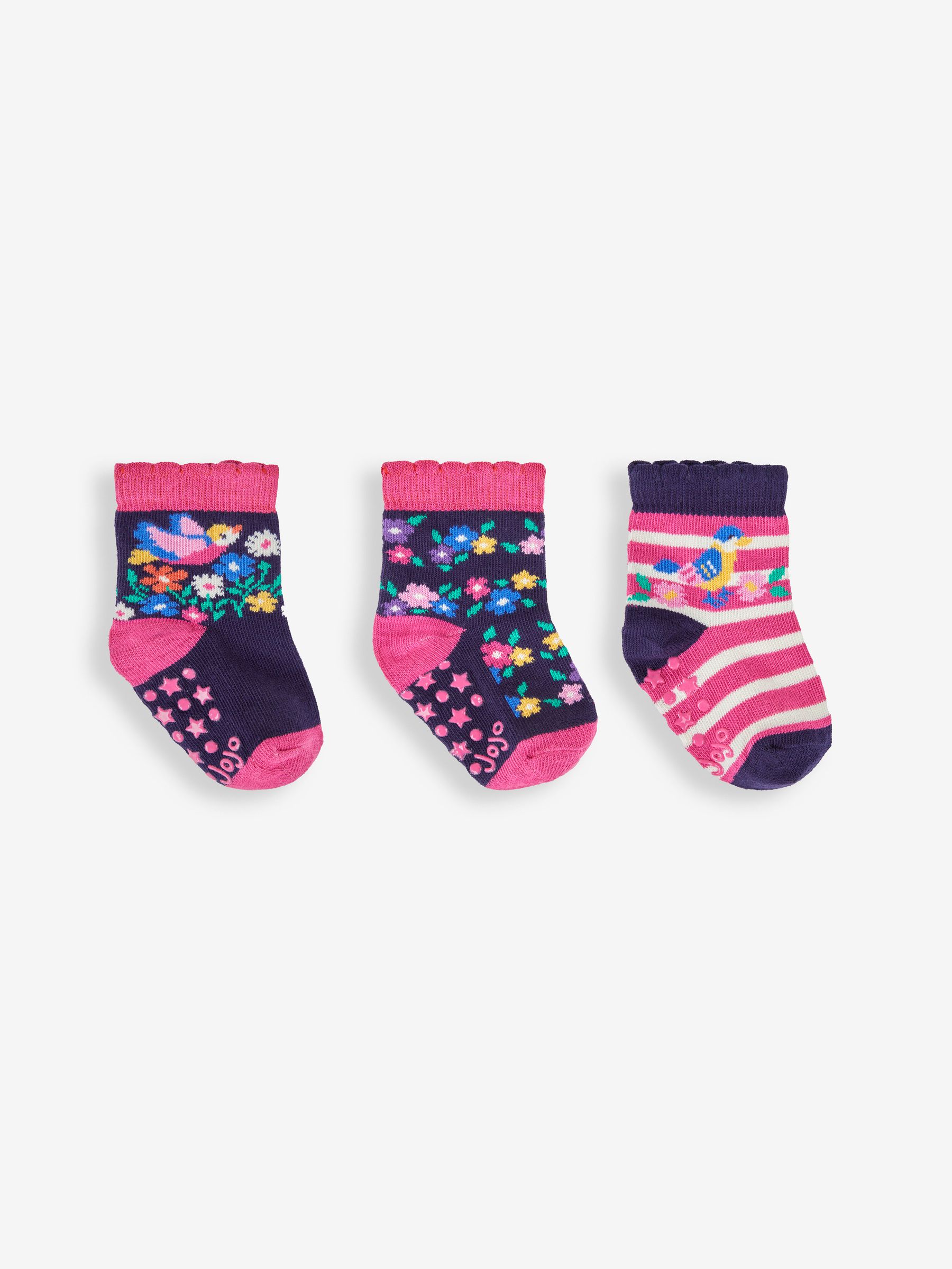 Navy 3-Pack Bluebird Socks - Image 1 of 4