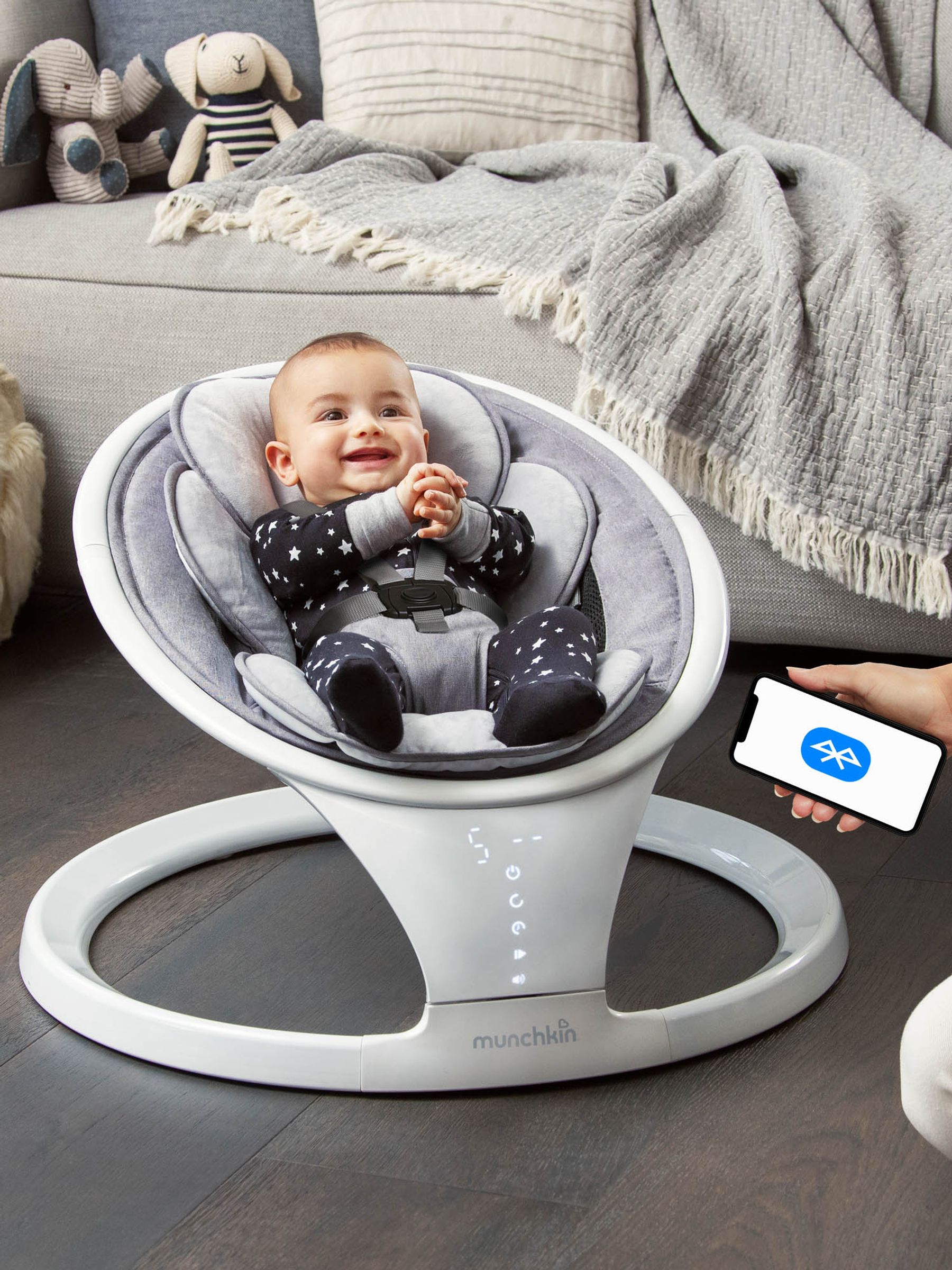 Munchkin Bluetooth Enabled Baby Swing - Image 3 of 9