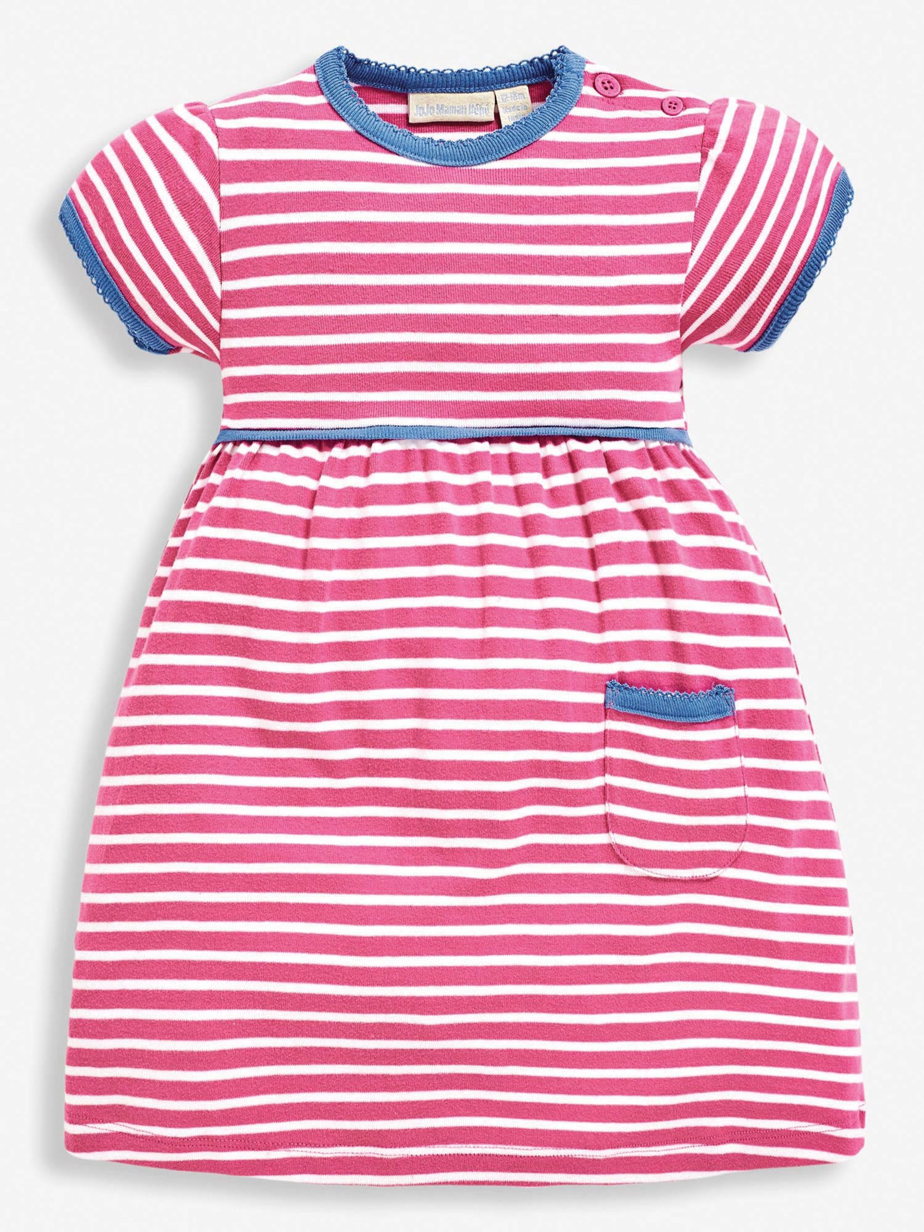 Orchid Girls' Essential Striped Summer Dress - Image 1 of 1
