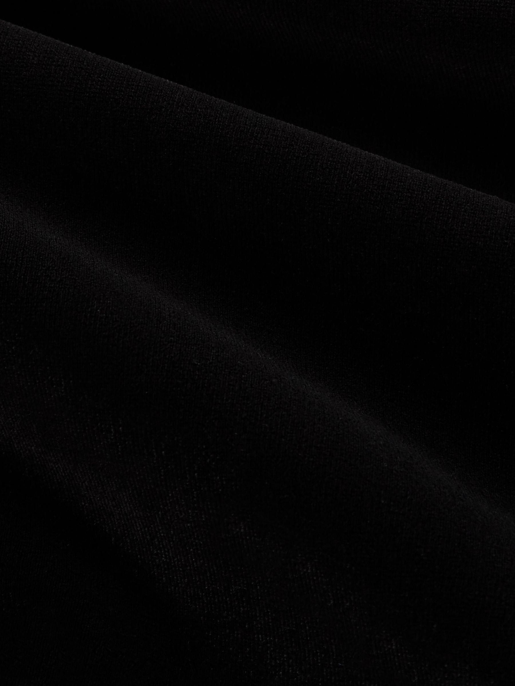 Velvet Off-The-Shoulder Top in Black - Image 5 of 5