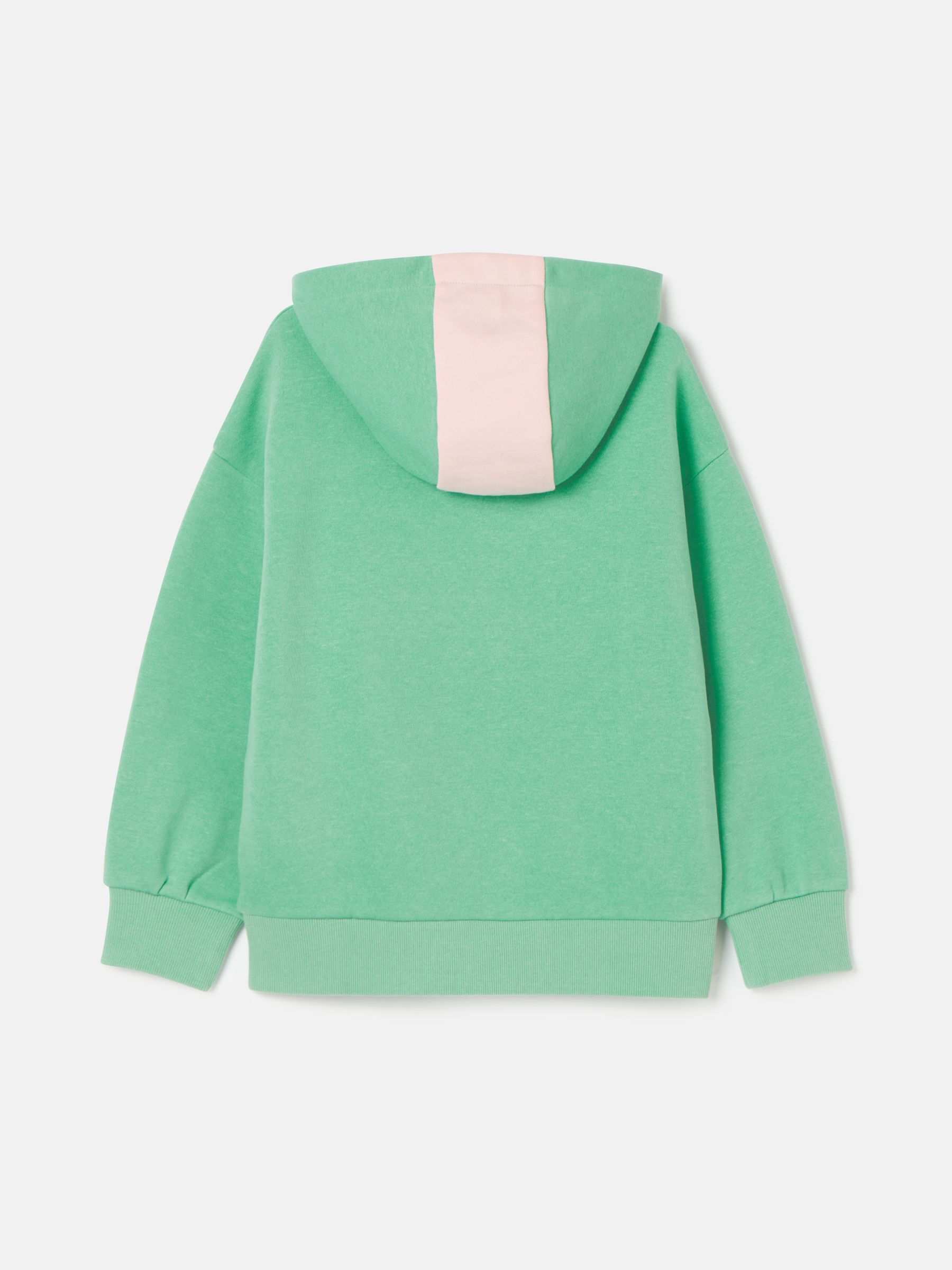 Haley Green Colourblock Hoodie - Image 2 of 5