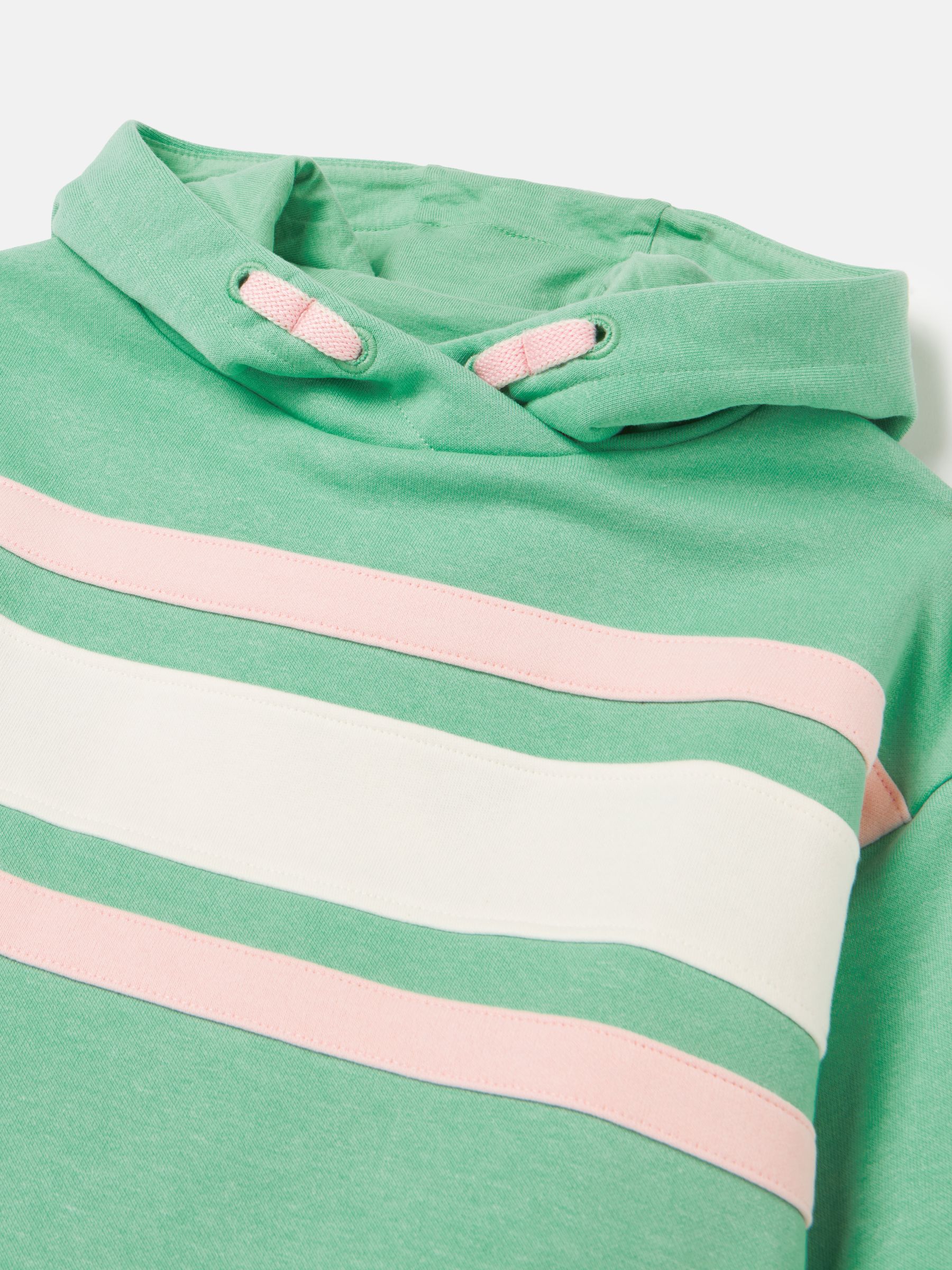 Haley Green Colourblock Hoodie - Image 3 of 5