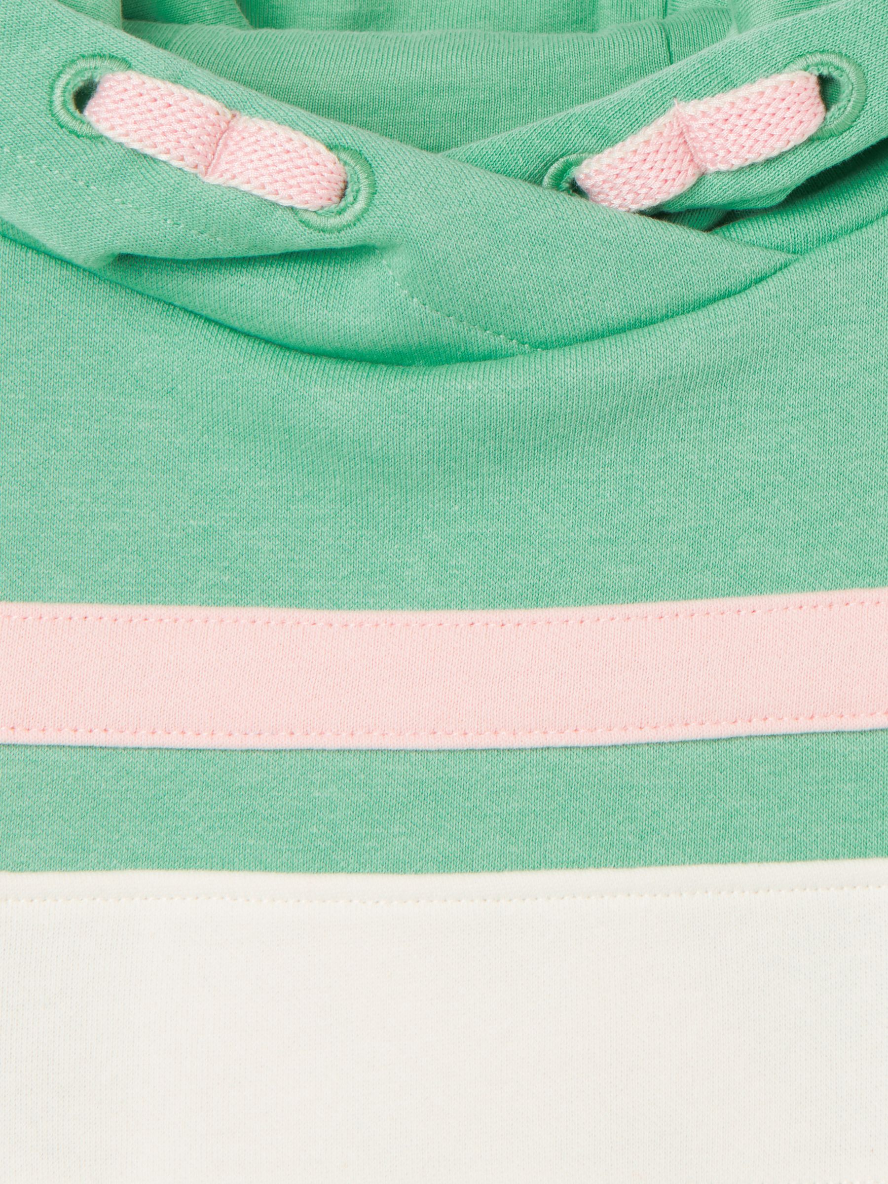 Haley Green Colourblock Hoodie - Image 5 of 5