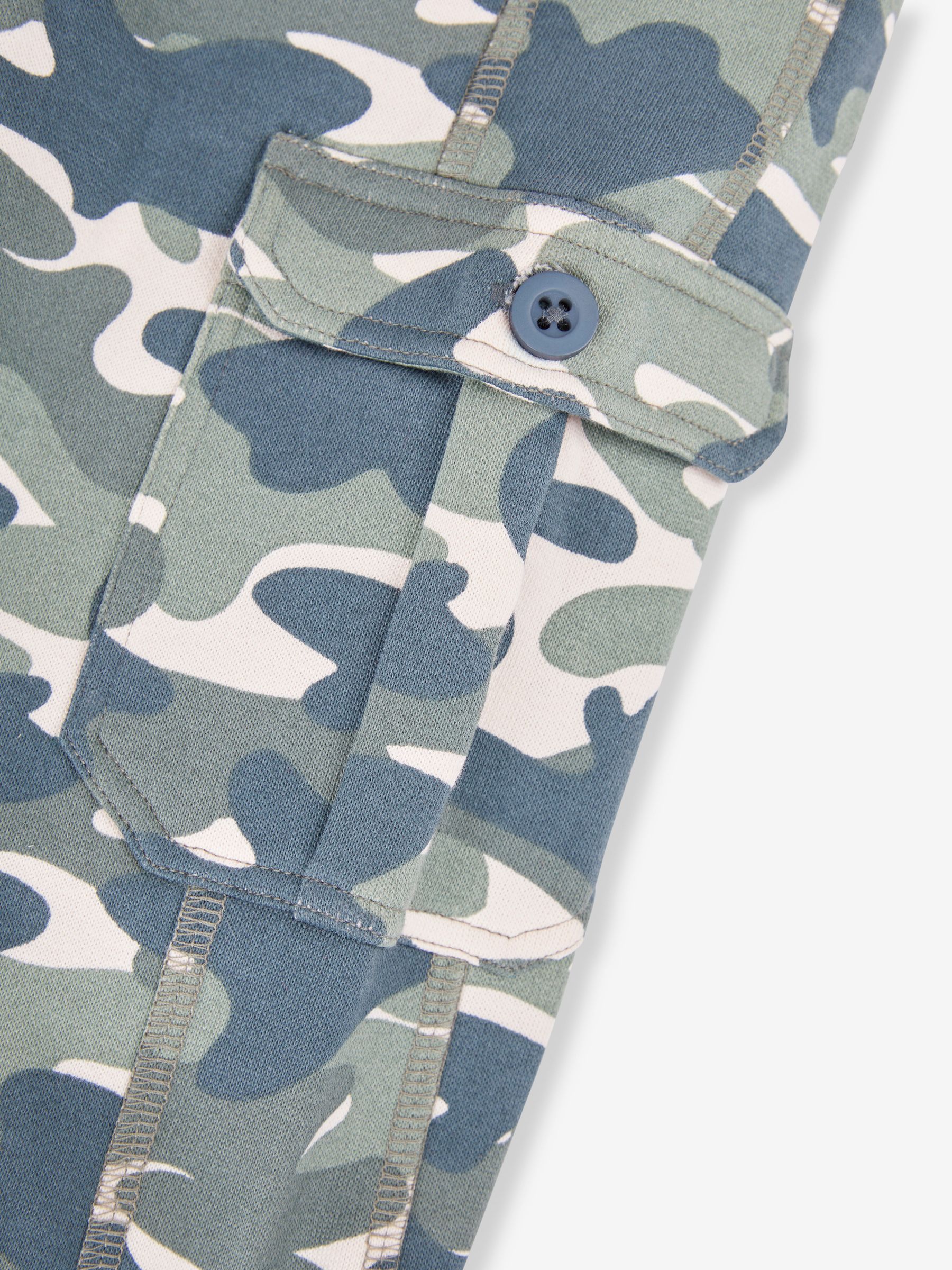 Khaki Boys' Camouflage Cargo Joggers - Image 3 of 3
