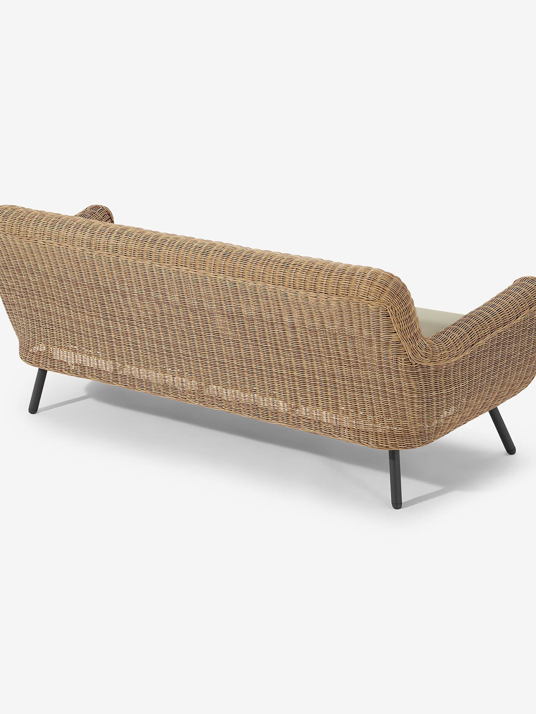 Jonah Garden 3 Seater Sofa Polyrattan in Natural - Image 5 of 7