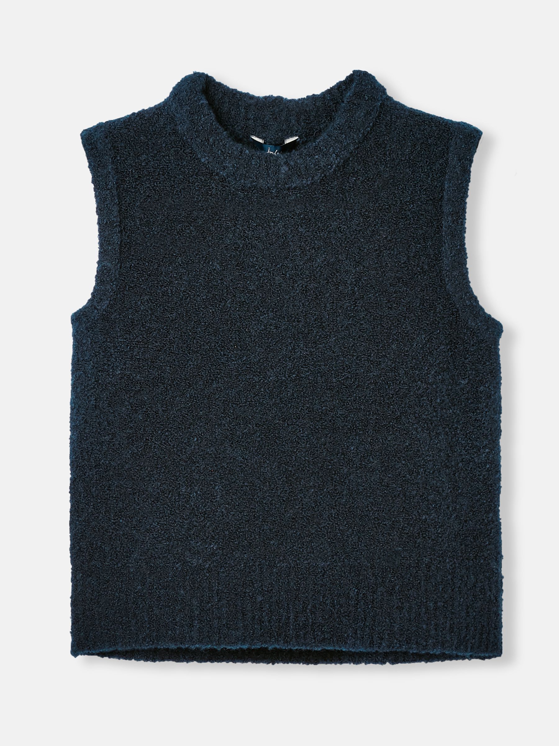 Lily Blue Bouclé Vest - Image 5 of 5
