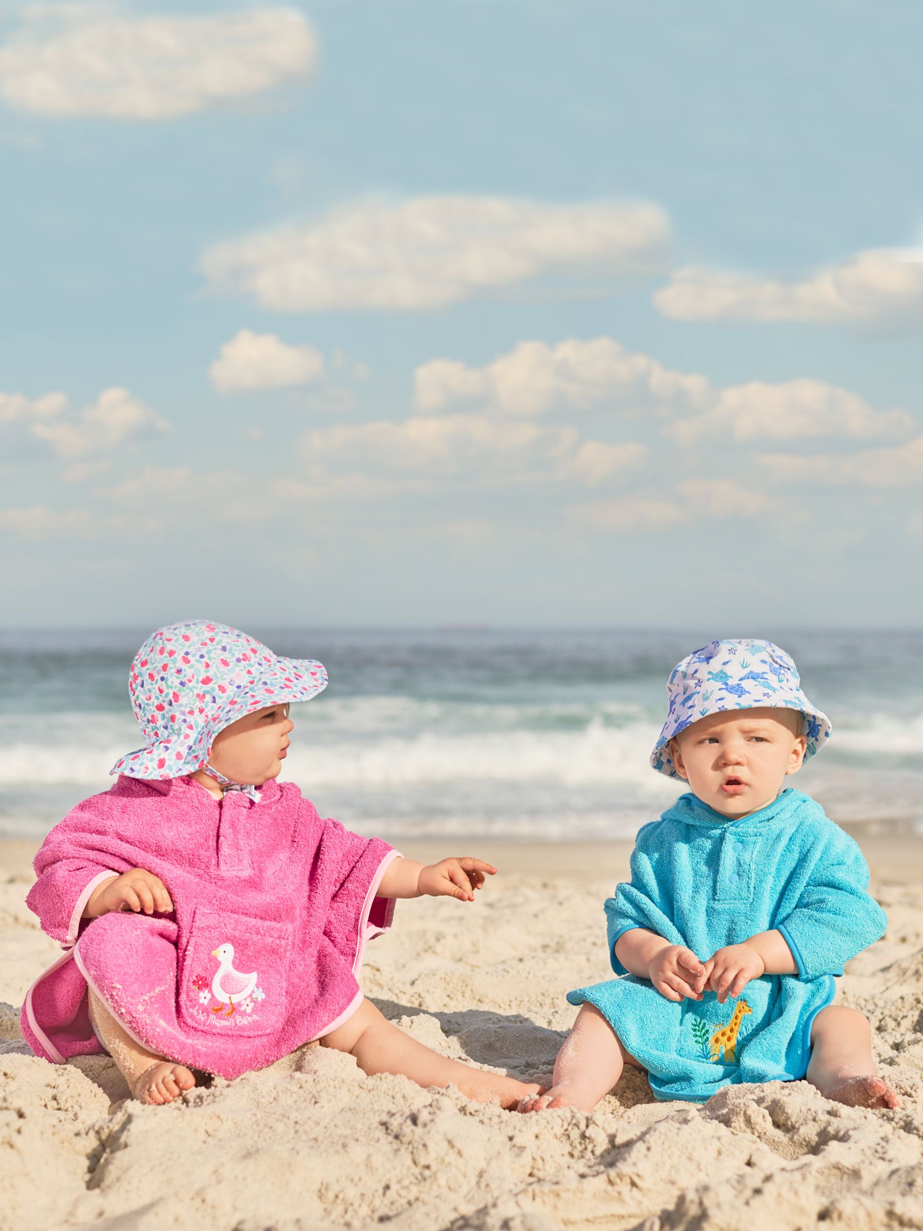 Floral Girls' Floppy Sun Hat - Image 2 of 5