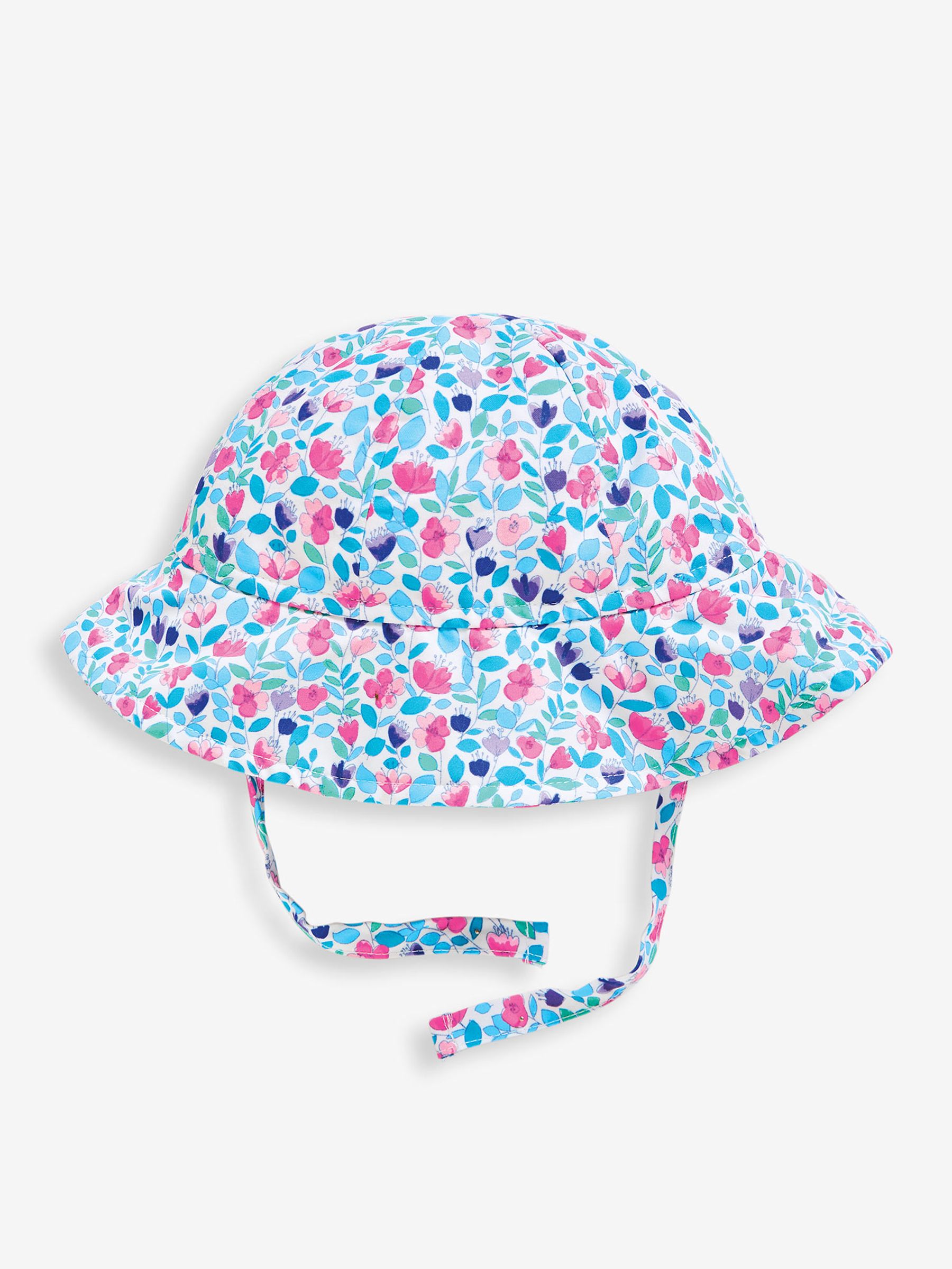 Floral Girls' Floppy Sun Hat - Image 3 of 5