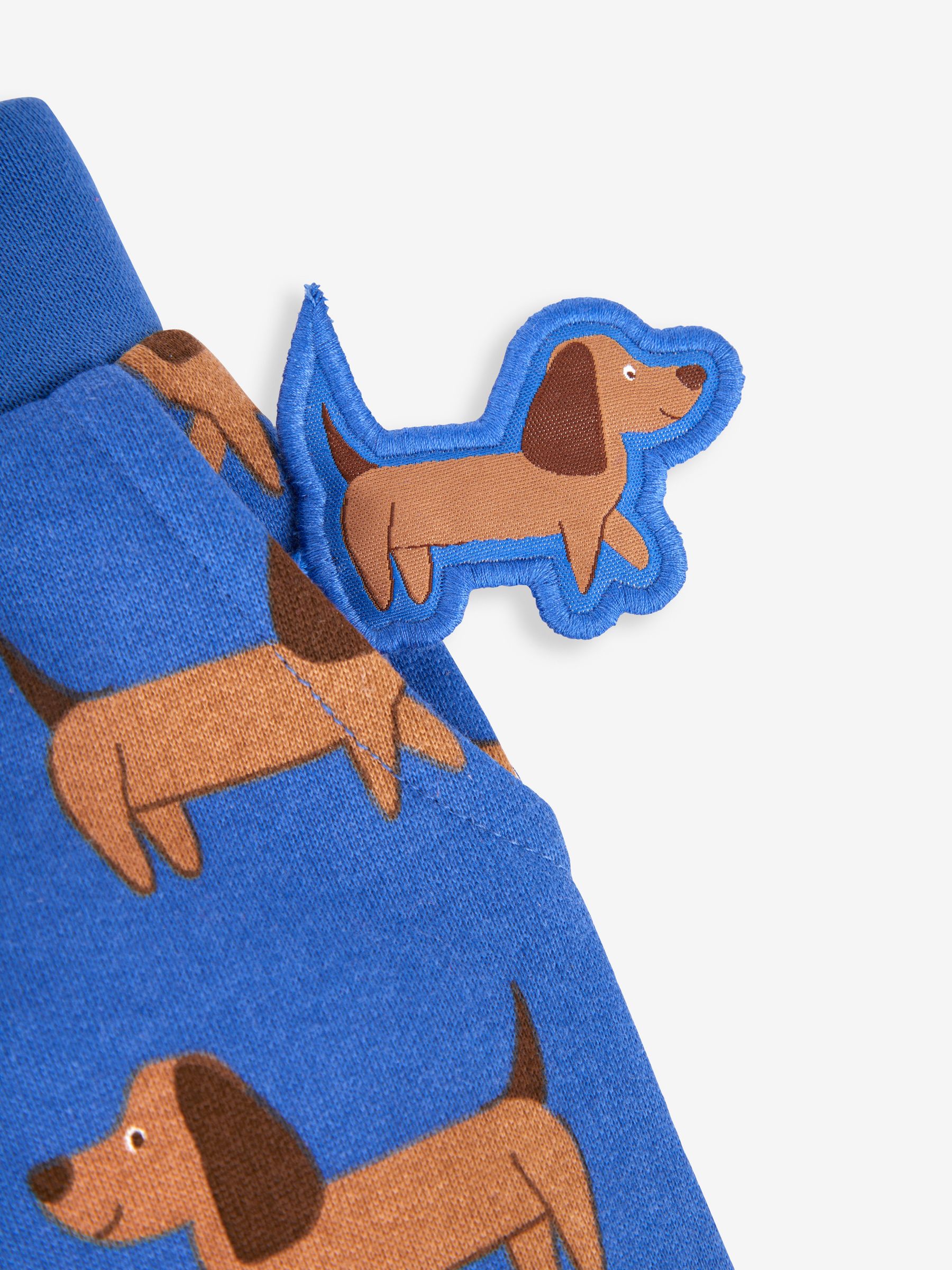 Indigo Boys' Sausage Dog Sweatshirt & Joggers With Pet In Pocket Set - Image 5 of 5