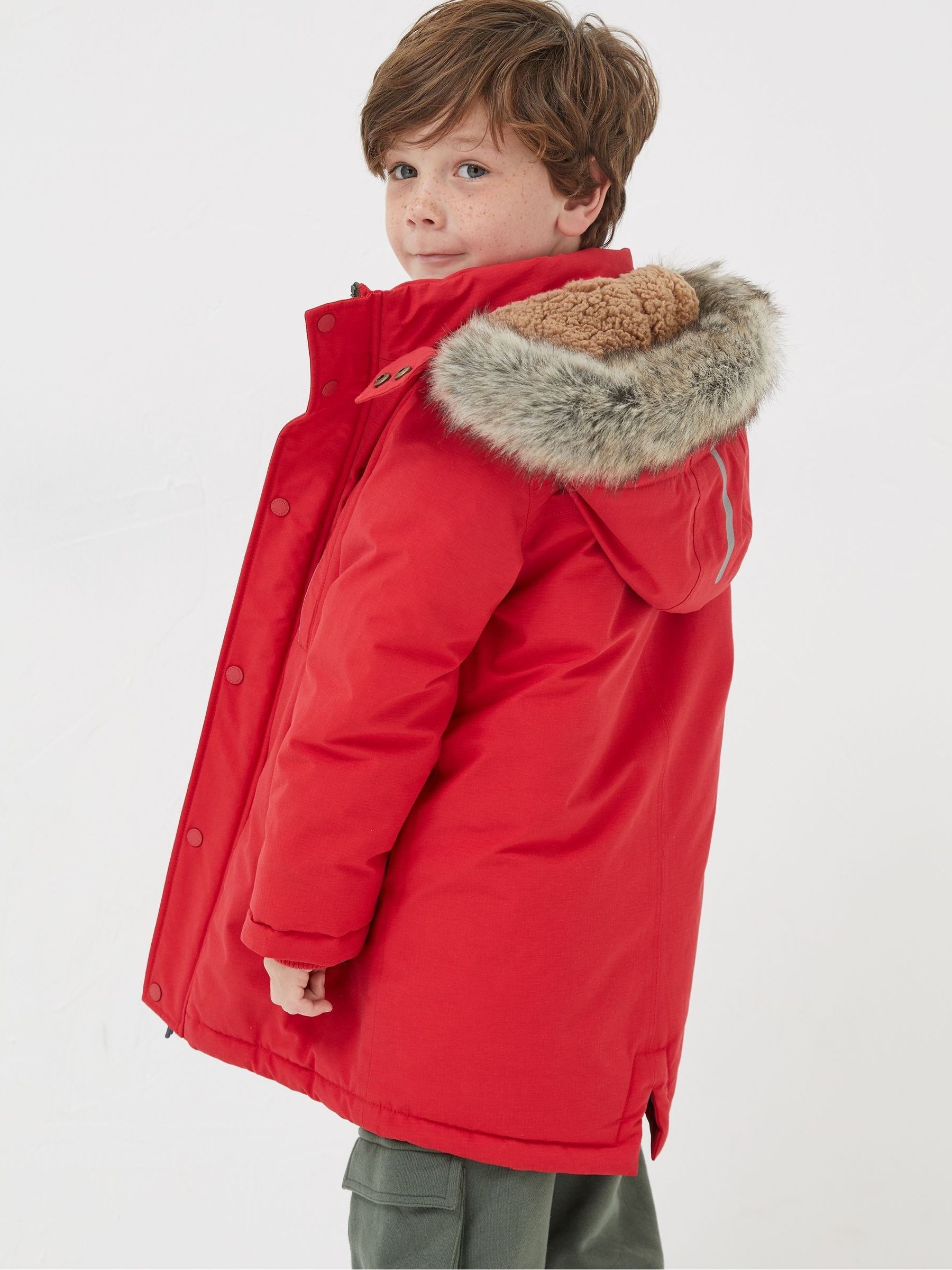 Addison Red Waterproof Coat - Image 2 of 3