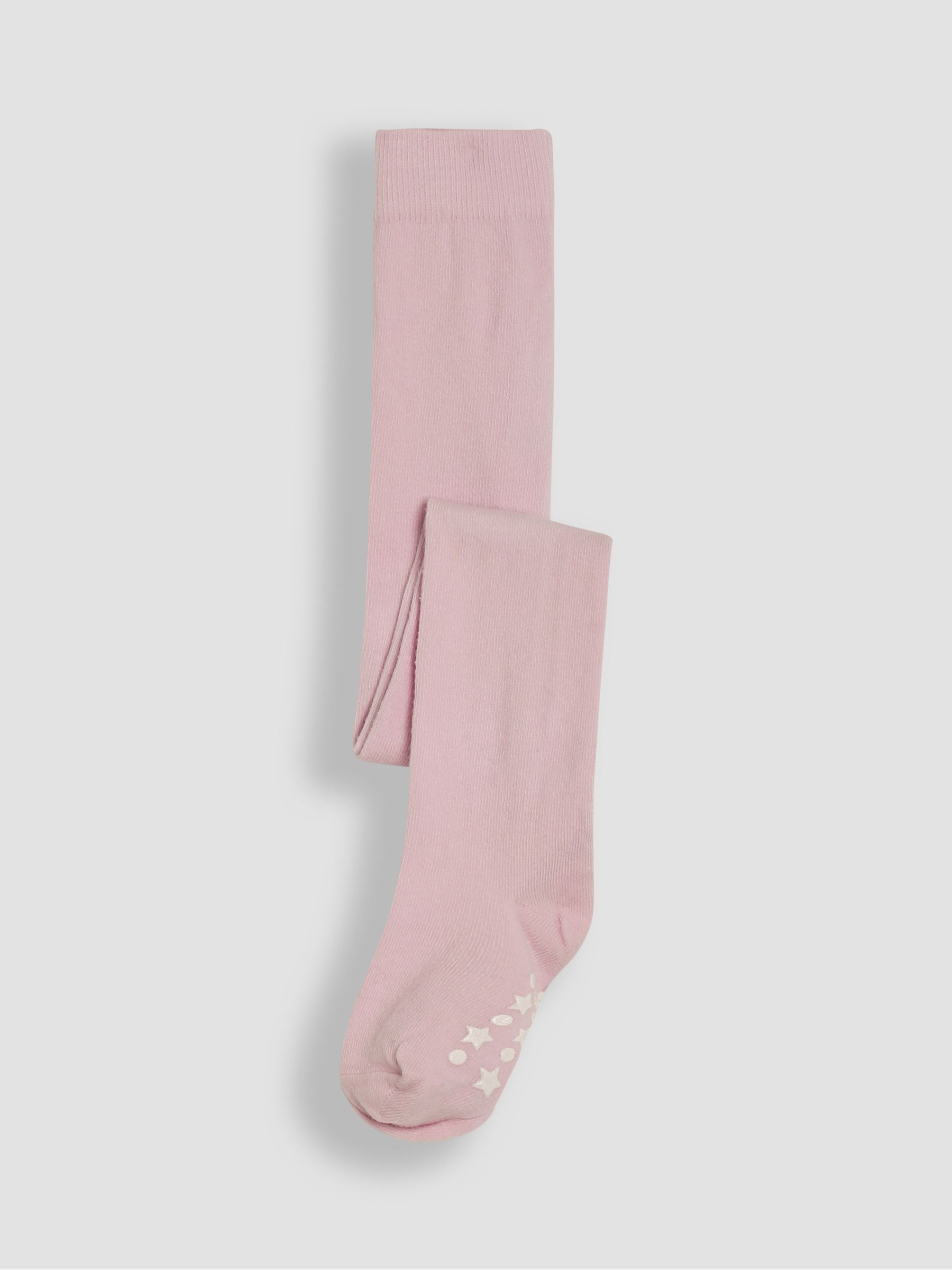 Pale Pink Cotton Rich Plain Tights - Image 1 of 3
