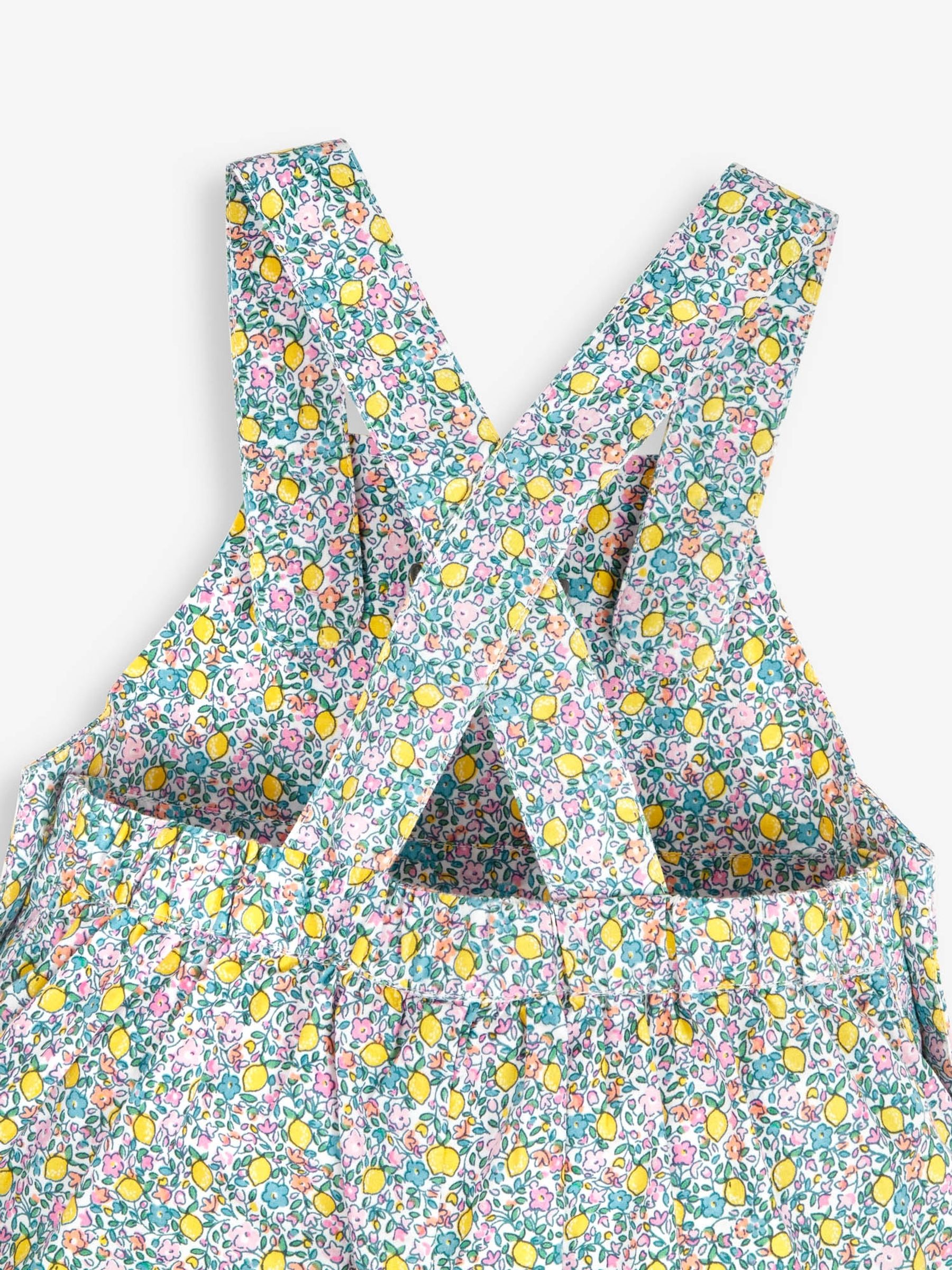 Lemon Ditsy Print Culotte Dungarees - Image 5 of 5