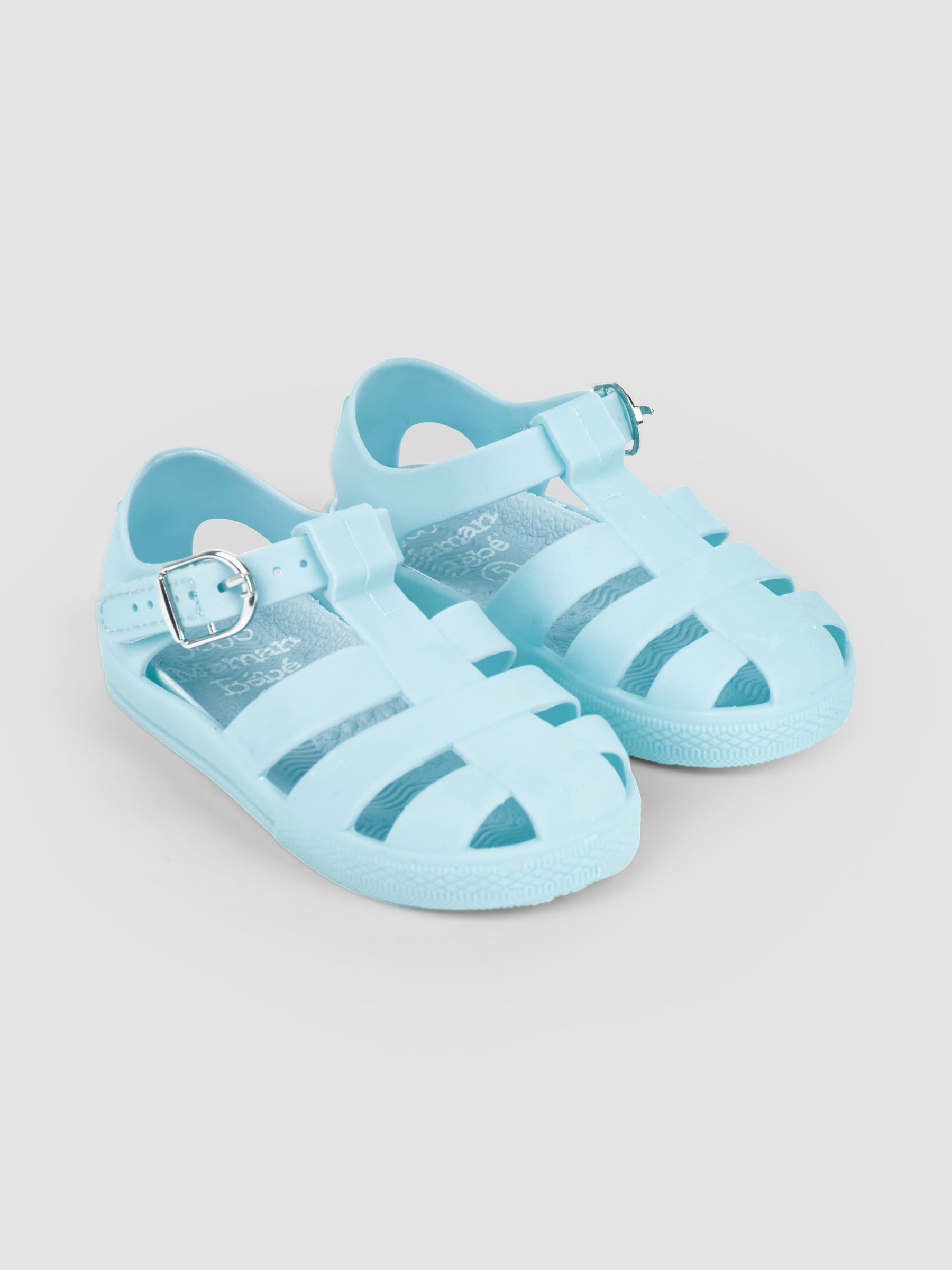 Aqua Blue Jelly Sandals - Image 1 of 4