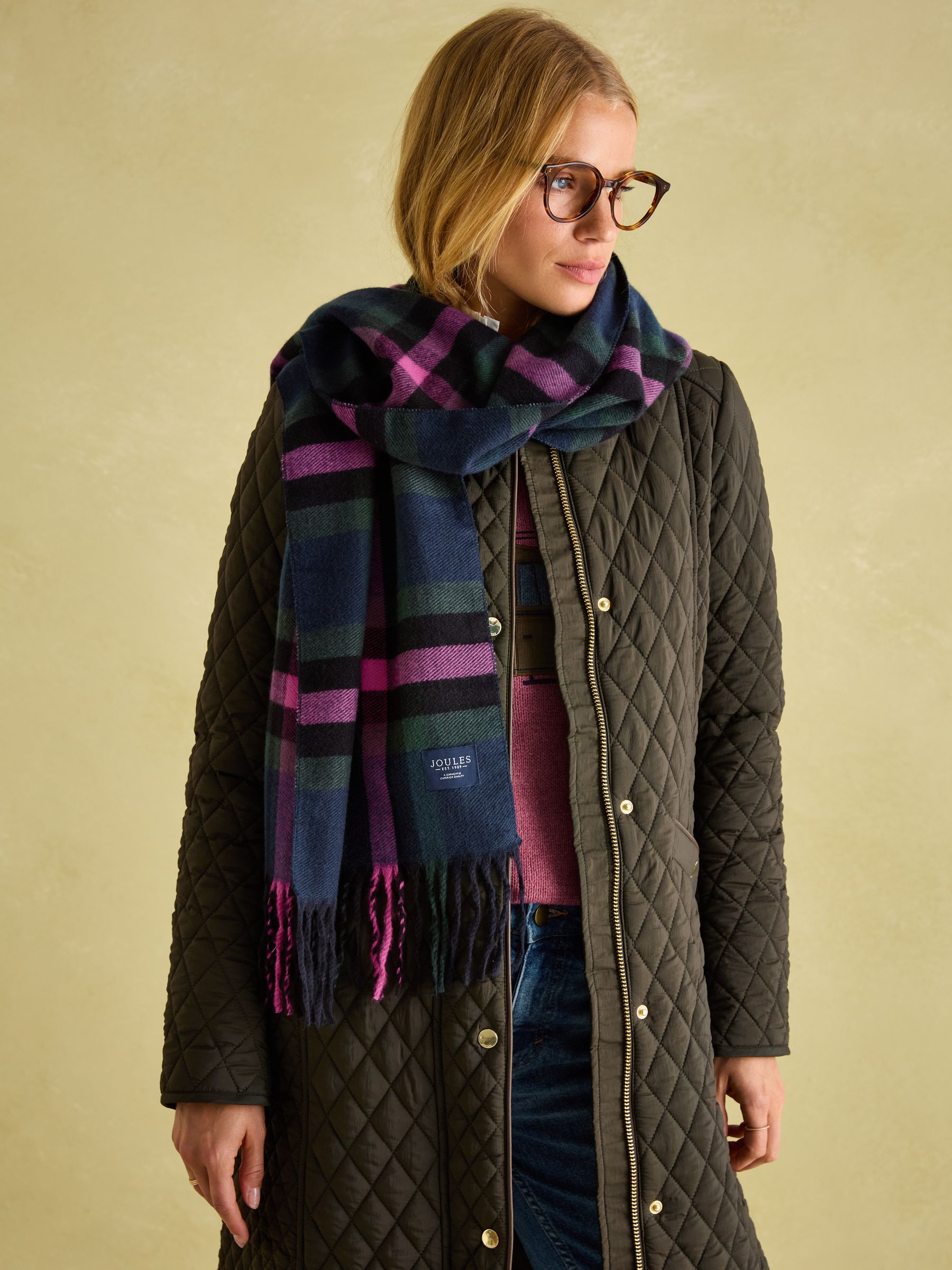 Langtree Navy Scarf - Image 1 of 5