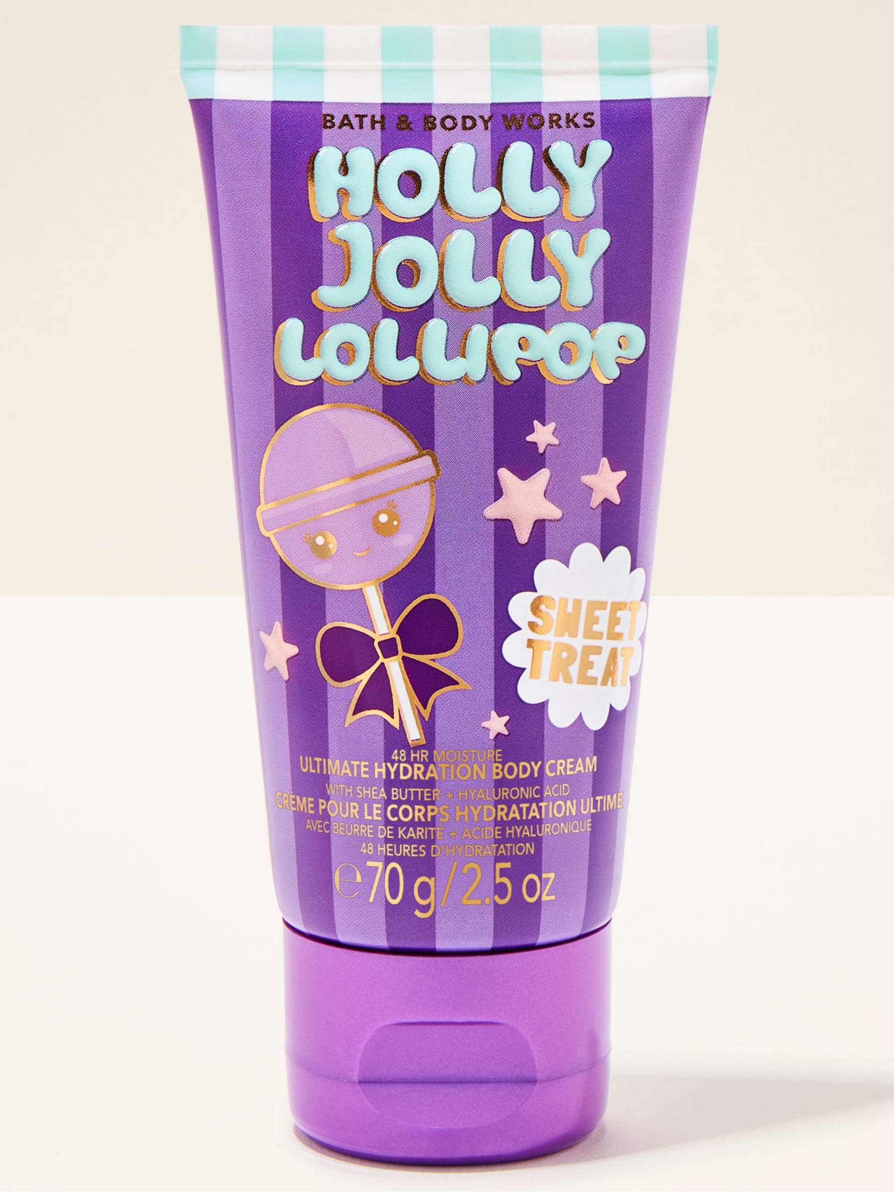 Holly Jolly Lollipop Travel Size Ultimate Hydration Body Cream 70g - Image 1 of 1