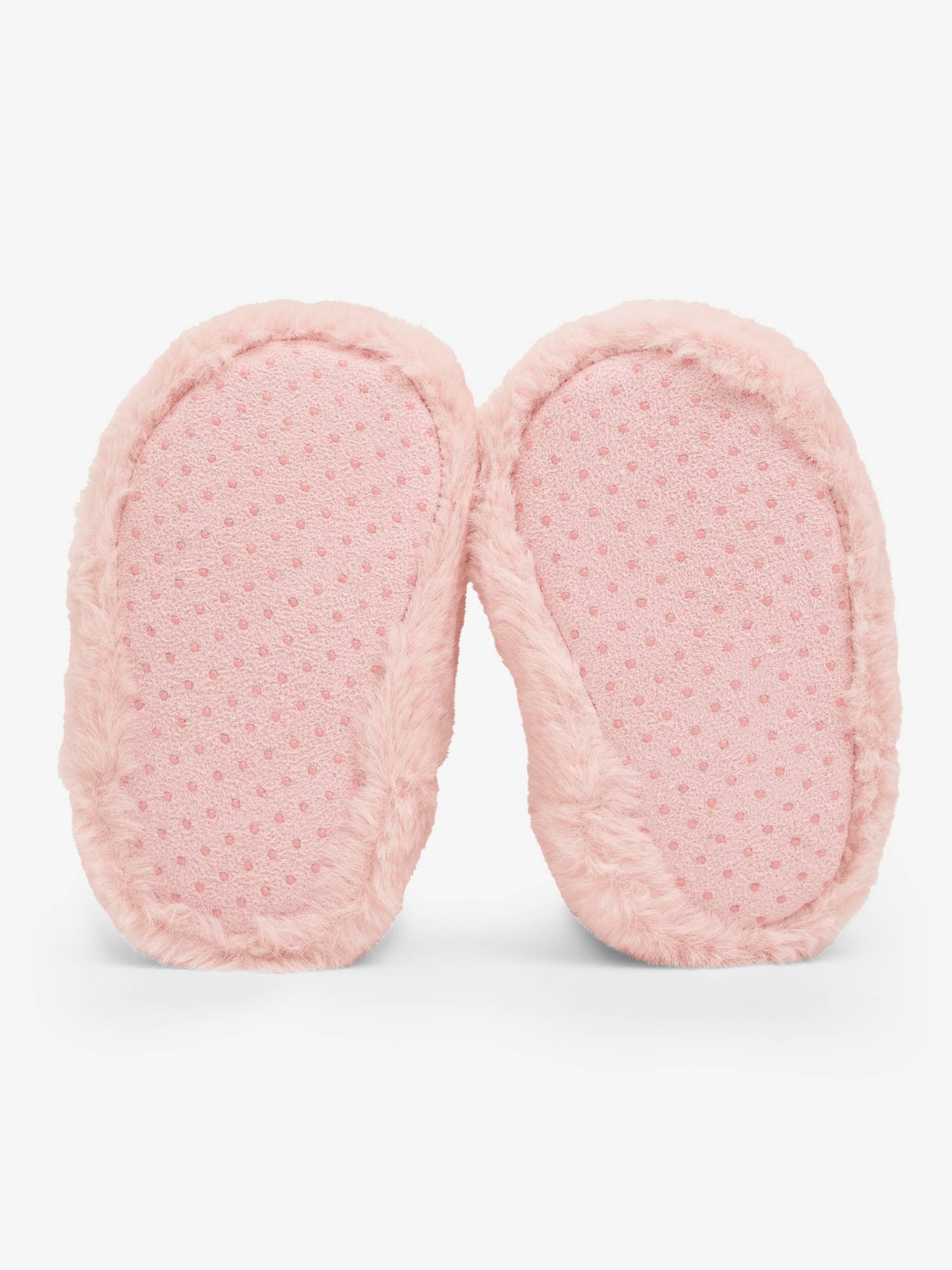 Girls' Rabbit Slippers in Pink - Image 2 of 3