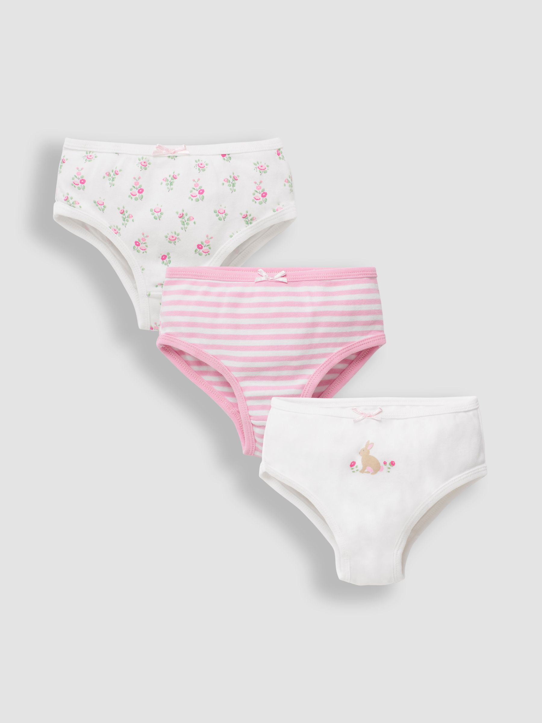 Pink 3-Pack Briefs - Image 1 of 4