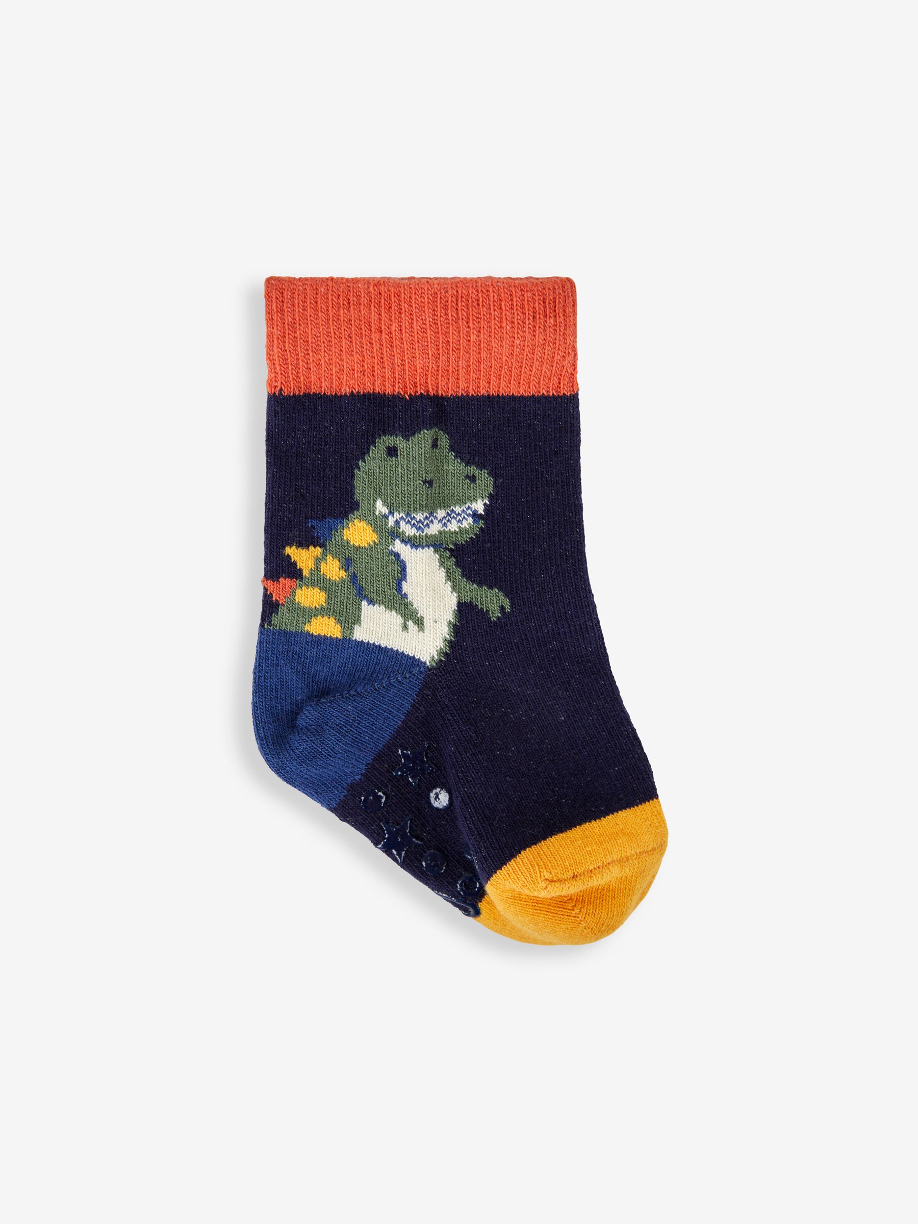 Navy 3-Pack Dinosaur Socks - Image 3 of 4