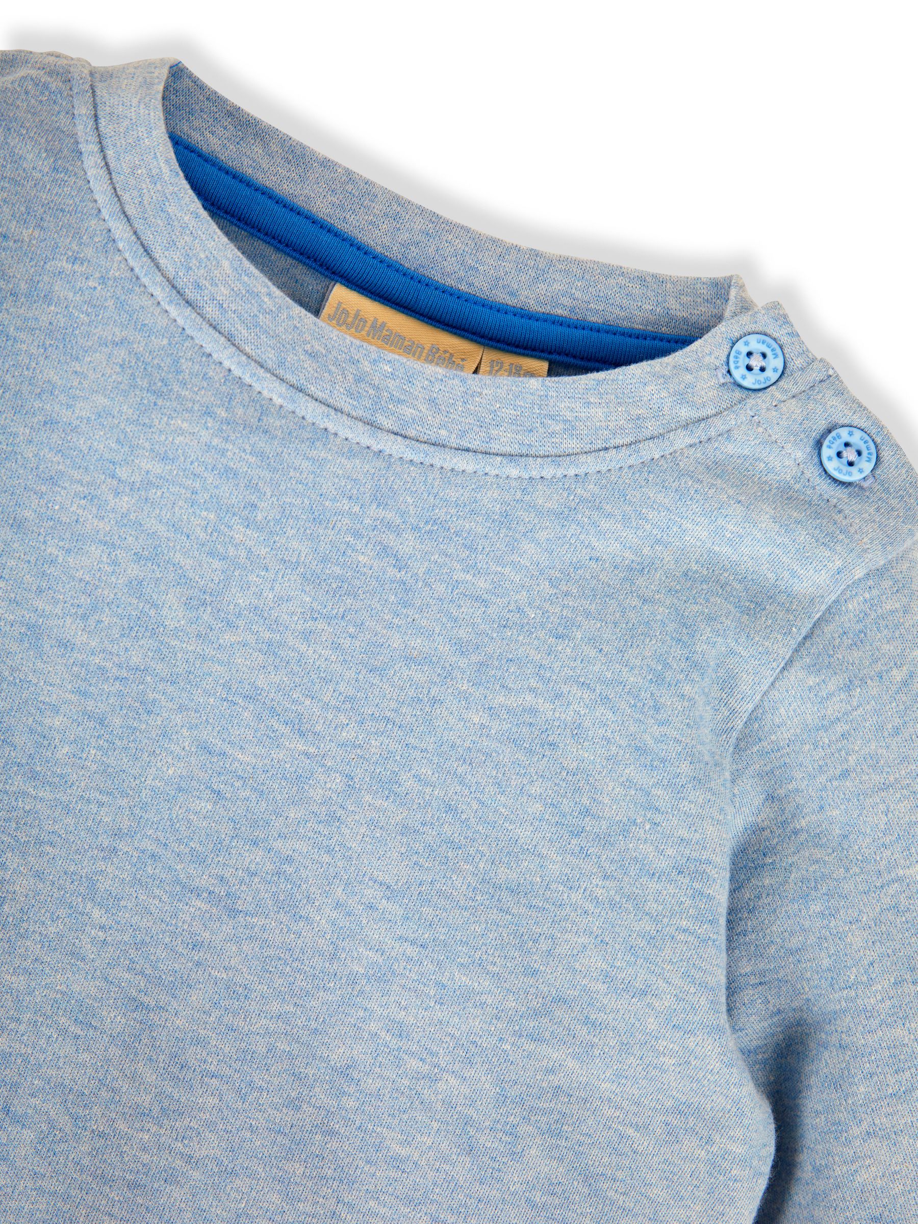 Blue Boys' Giraffe & Plain Tops - Image 4 of 5