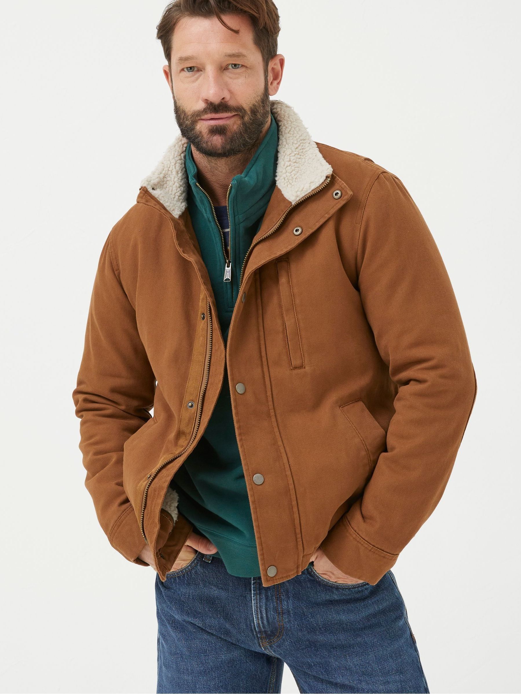 Brown Canvas Jacket - Image 3 of 7
