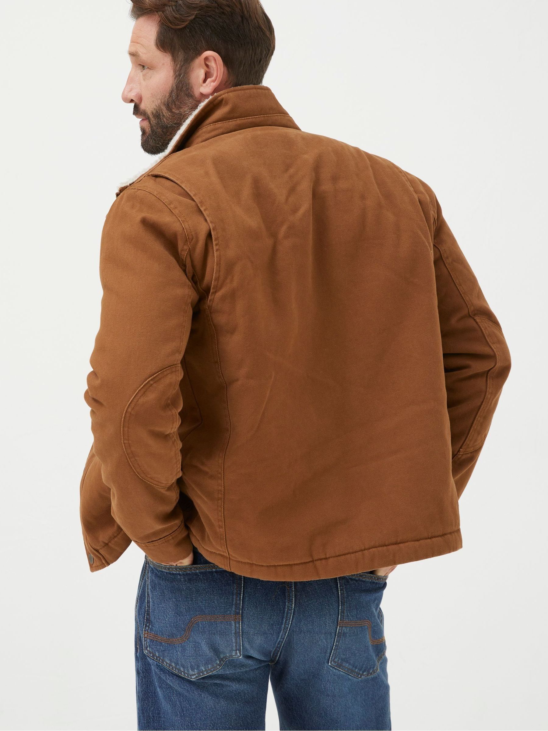 Brown Canvas Jacket - Image 4 of 7