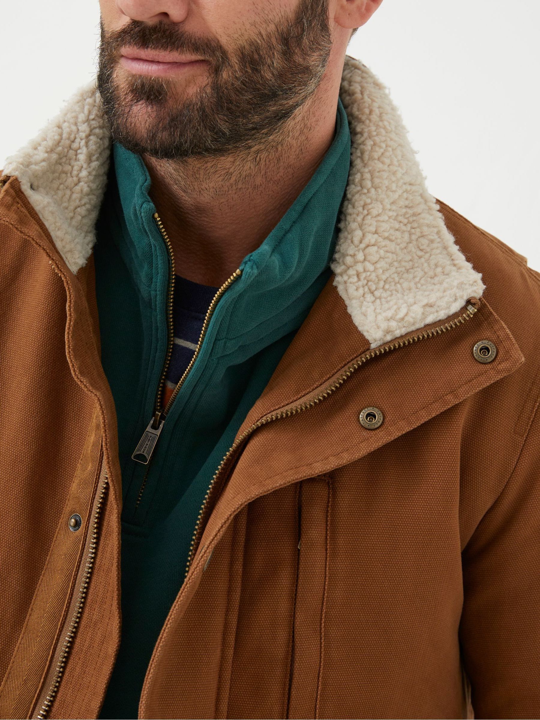 Brown Canvas Jacket - Image 5 of 7