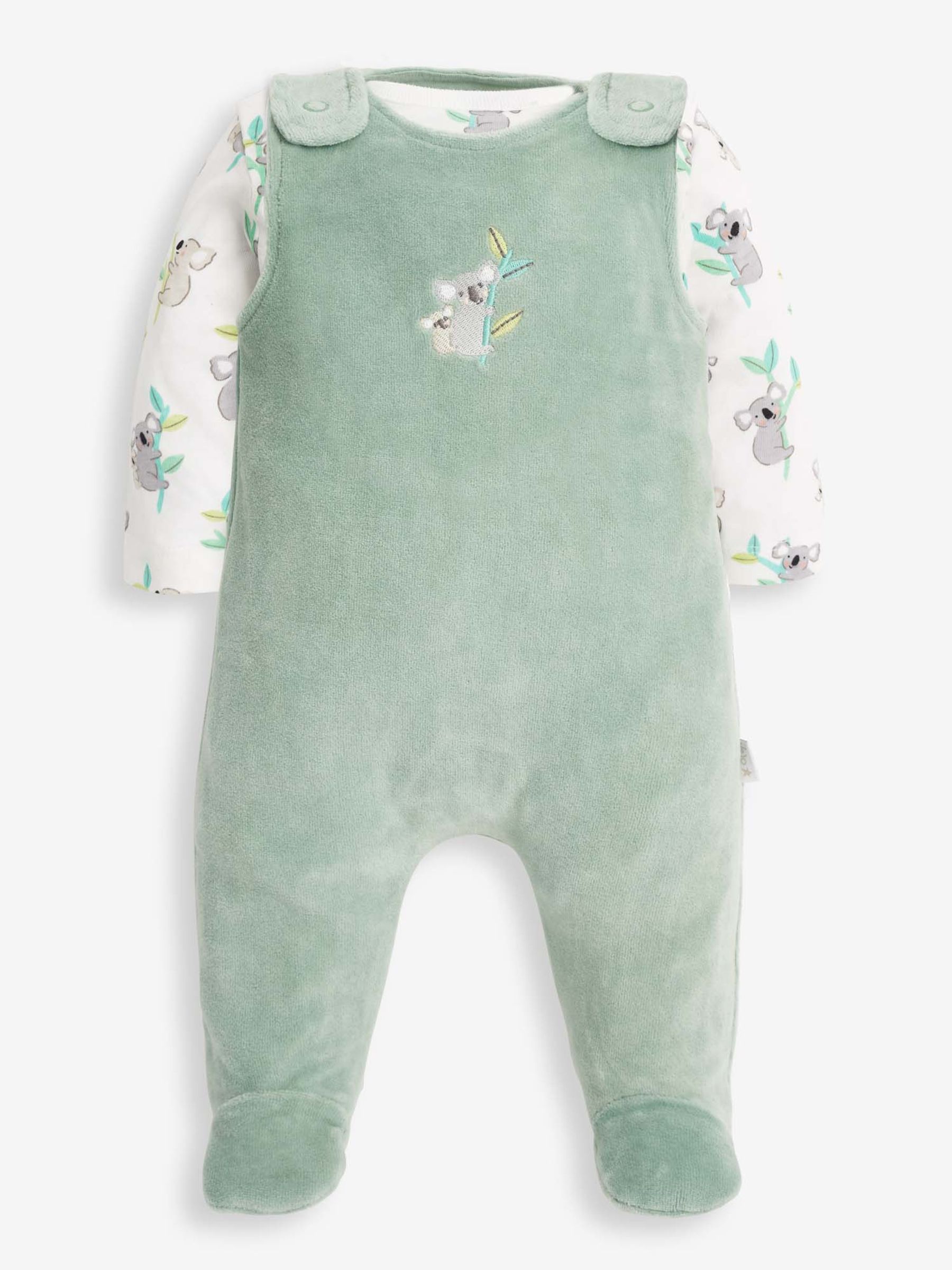 Green Koala Dungaree Set 2 Piece - Image 2 of 6