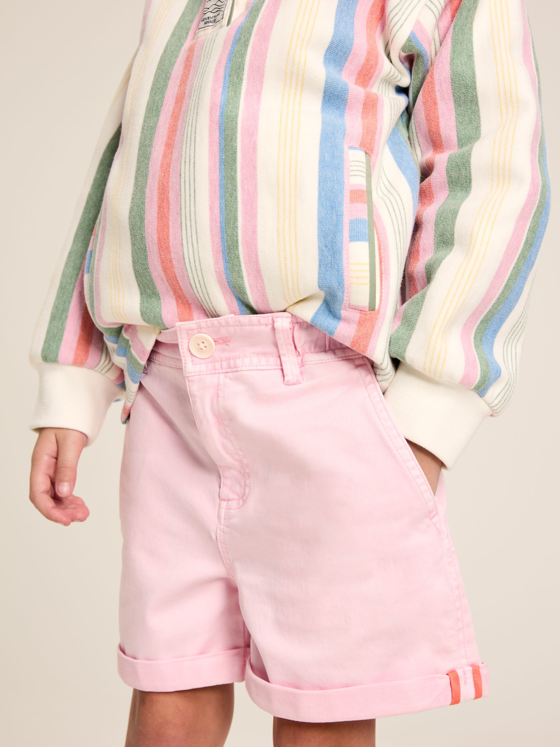 Girls' Shoreham Pink Chino Shorts - Image 3 of 10