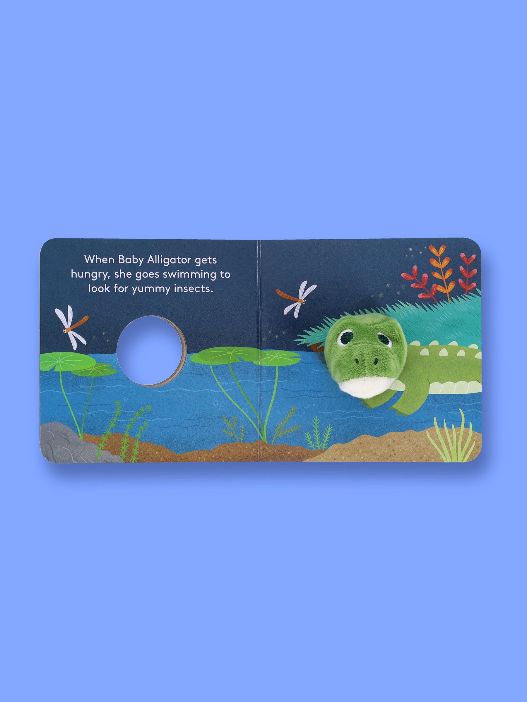 Blue Baby Alligator: Finger Puppet Book - Image 4 of 4