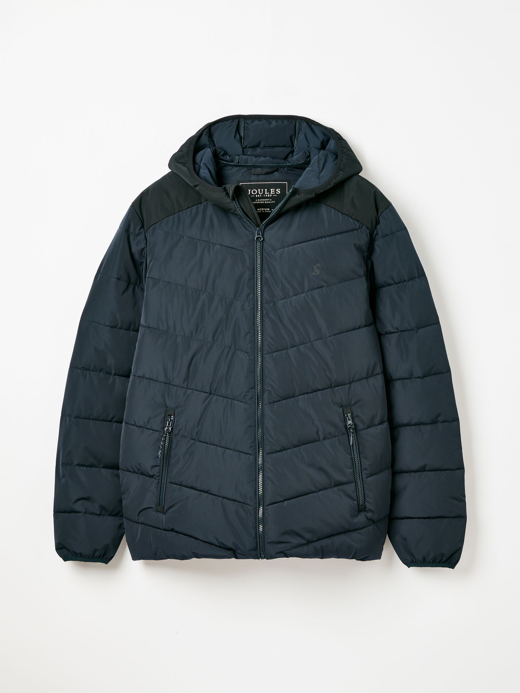 Pearson Navy Padded Shower Resistant Coat - Image 6 of 6