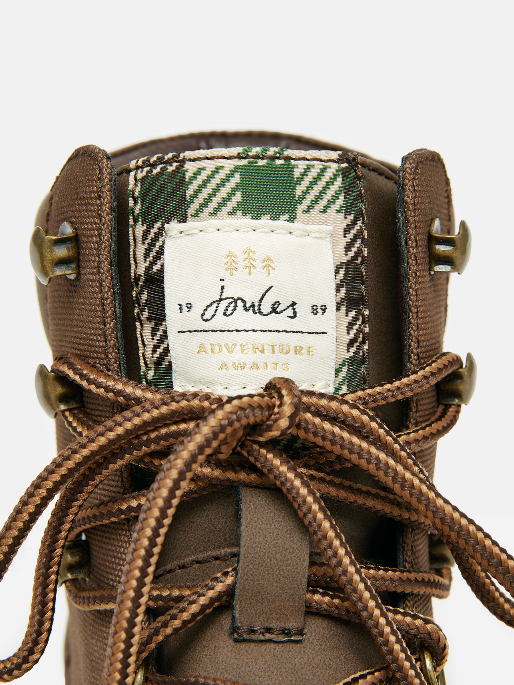 Kendall Chocolate Brown Lace-Up Boots - Image 4 of 7
