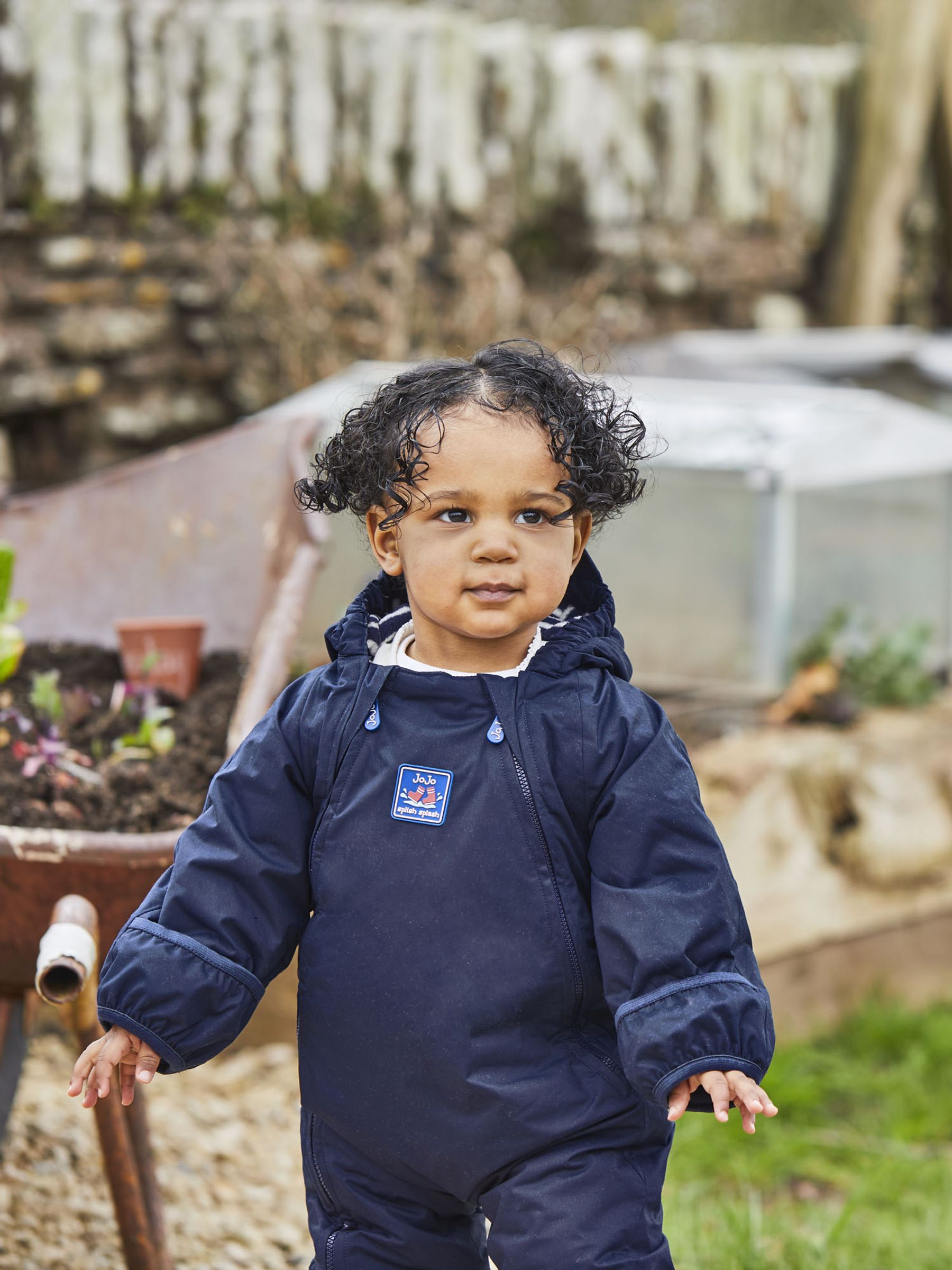 Navy Blue Waterproof Fleece Lined Puddle Suit - Image 2 of 9