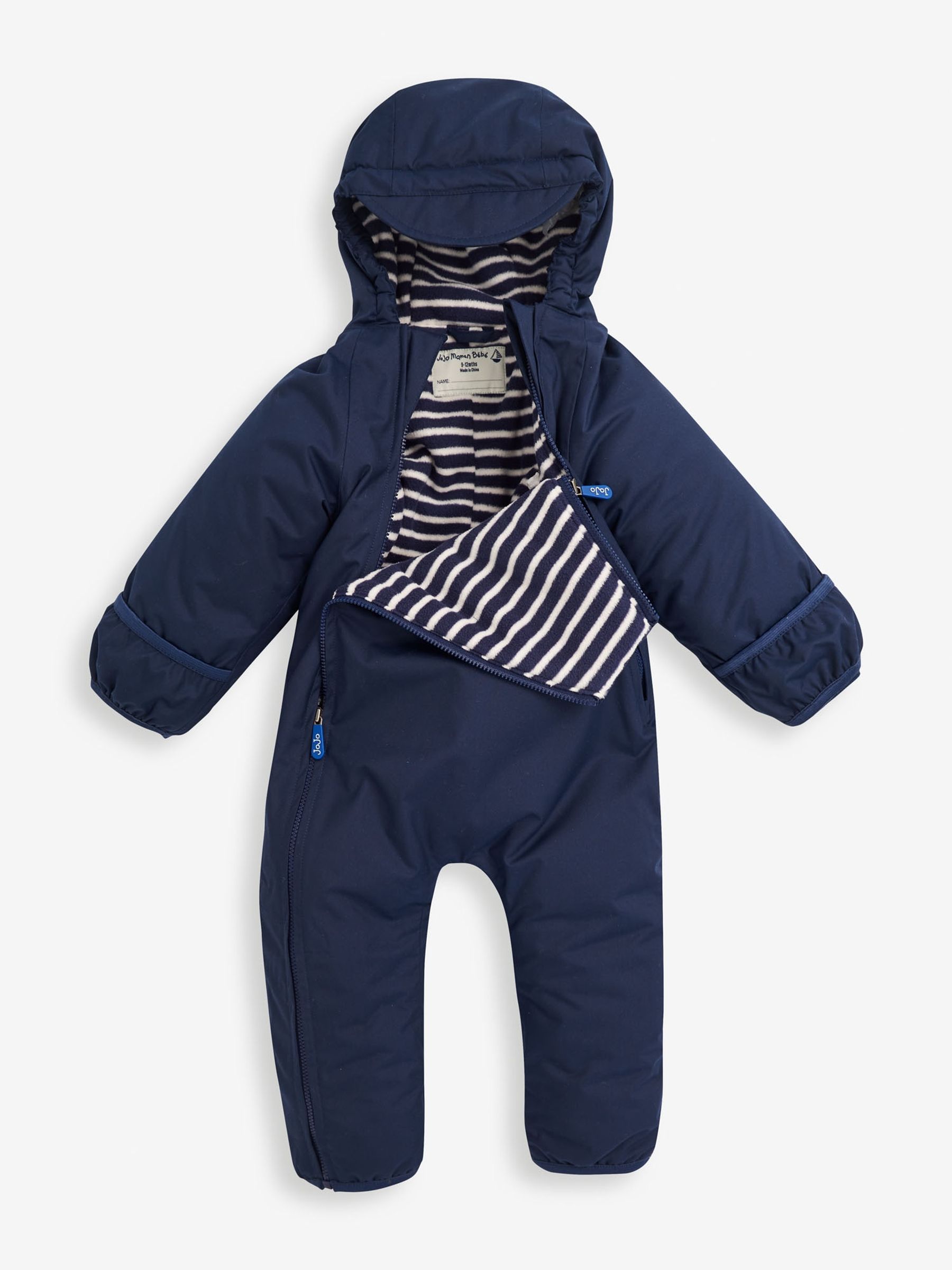 Navy Blue Waterproof Fleece Lined Puddle Suit - Image 5 of 9