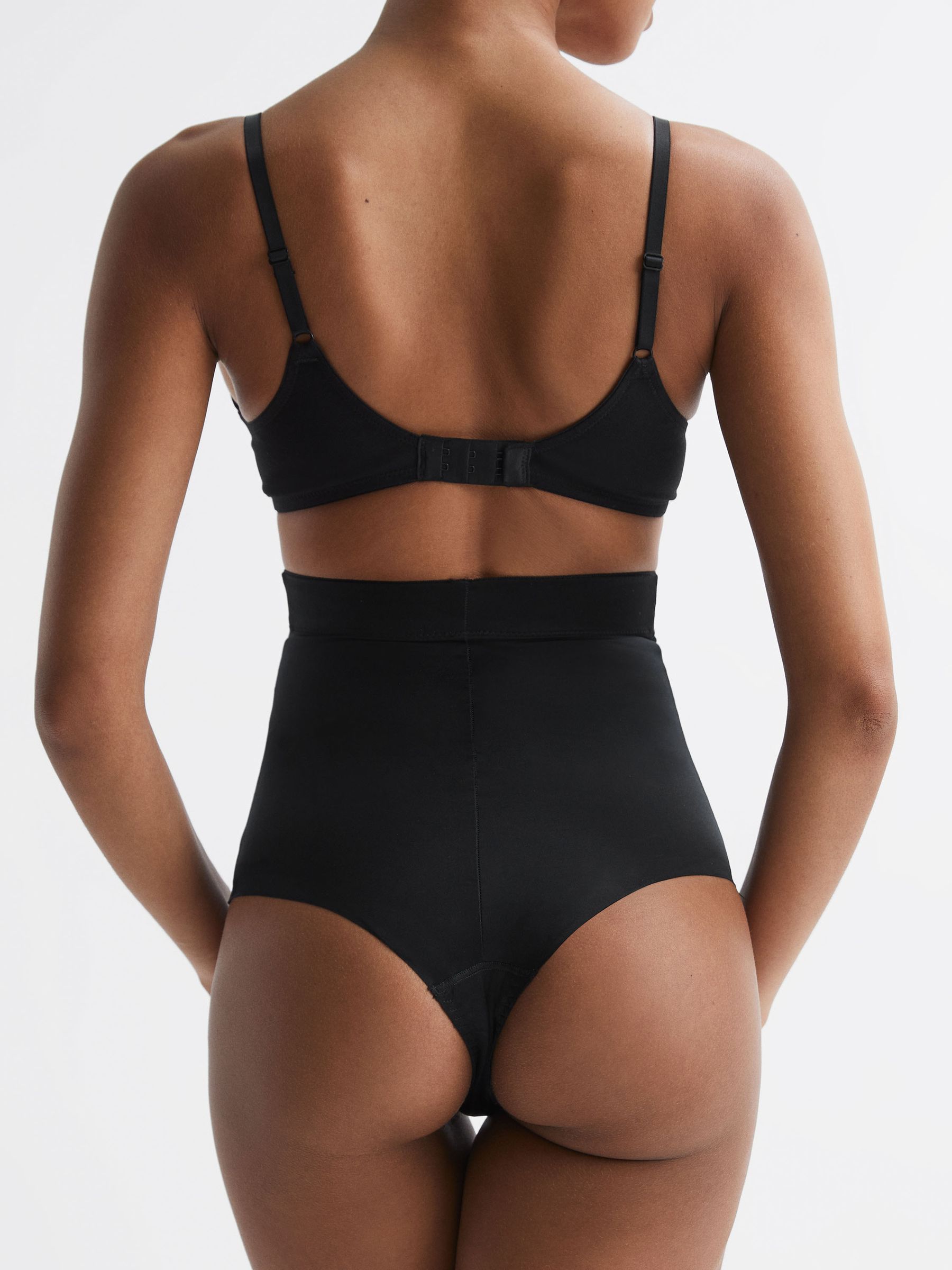 Spanx Shapewear High-Waisted Thong in Black - Image 3 of 3