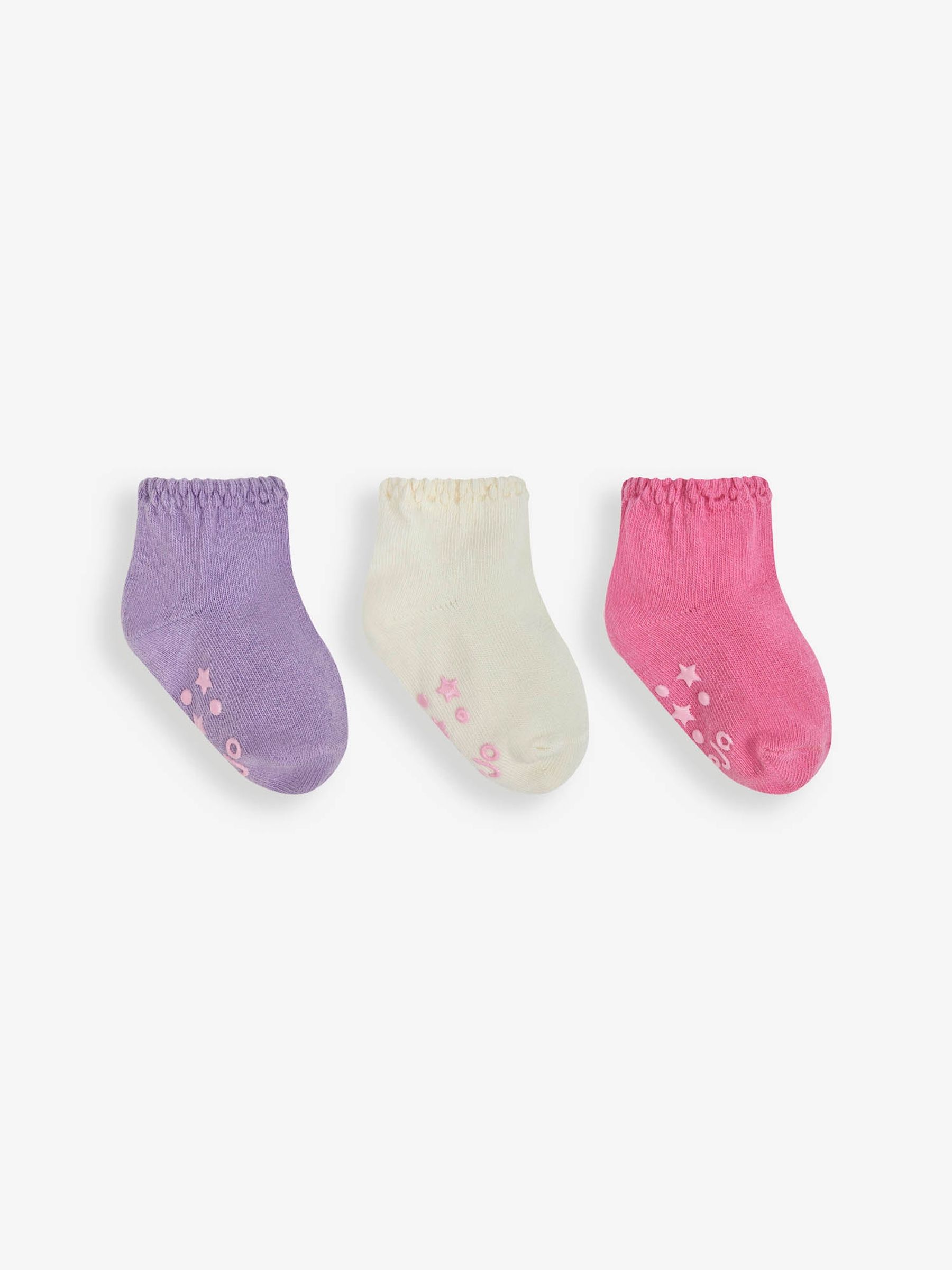 Multi Pastel 3-Pack Princess Socks - Image 1 of 1